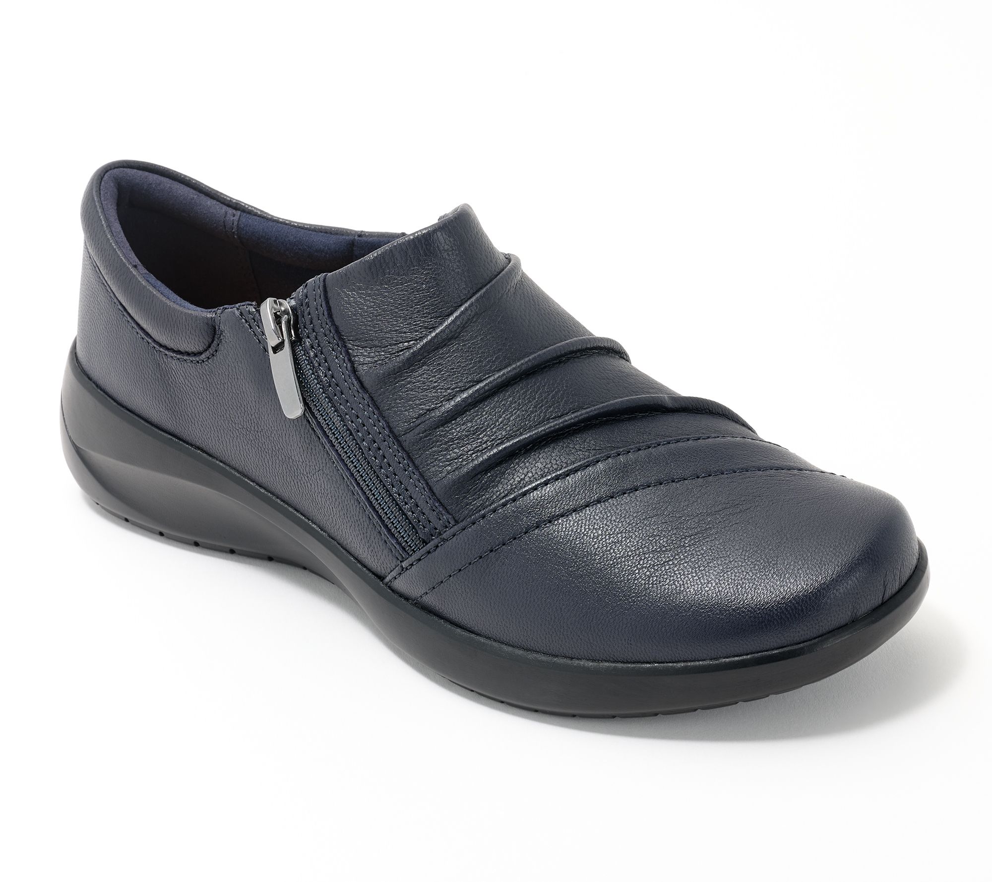 Clarks Collection Leather Slip-Ons -Kaetlyn Mila