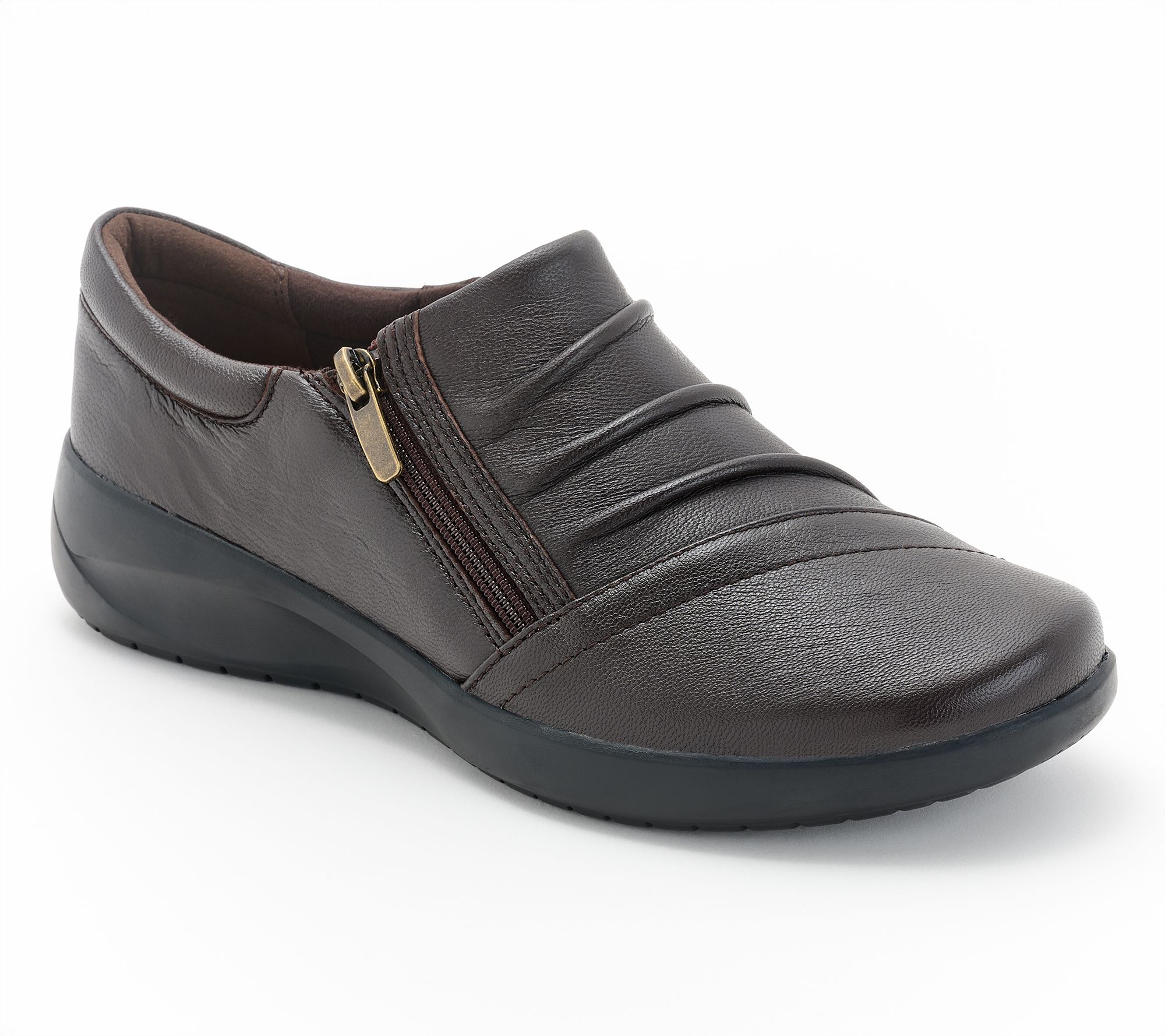 Clarks Collection Leather Slip-Ons -Kaetlyn Mila