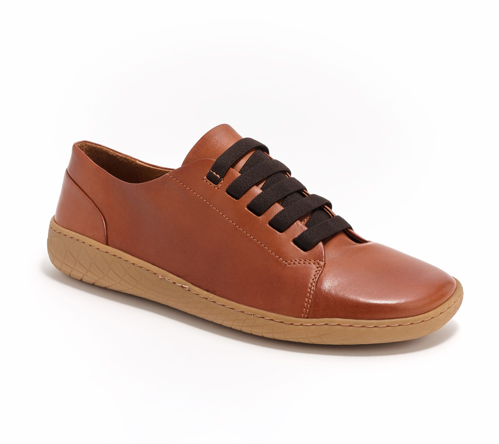 Miz Mooz Leather Gored-Lace Casual Sneakers - Kendal - QVC.com