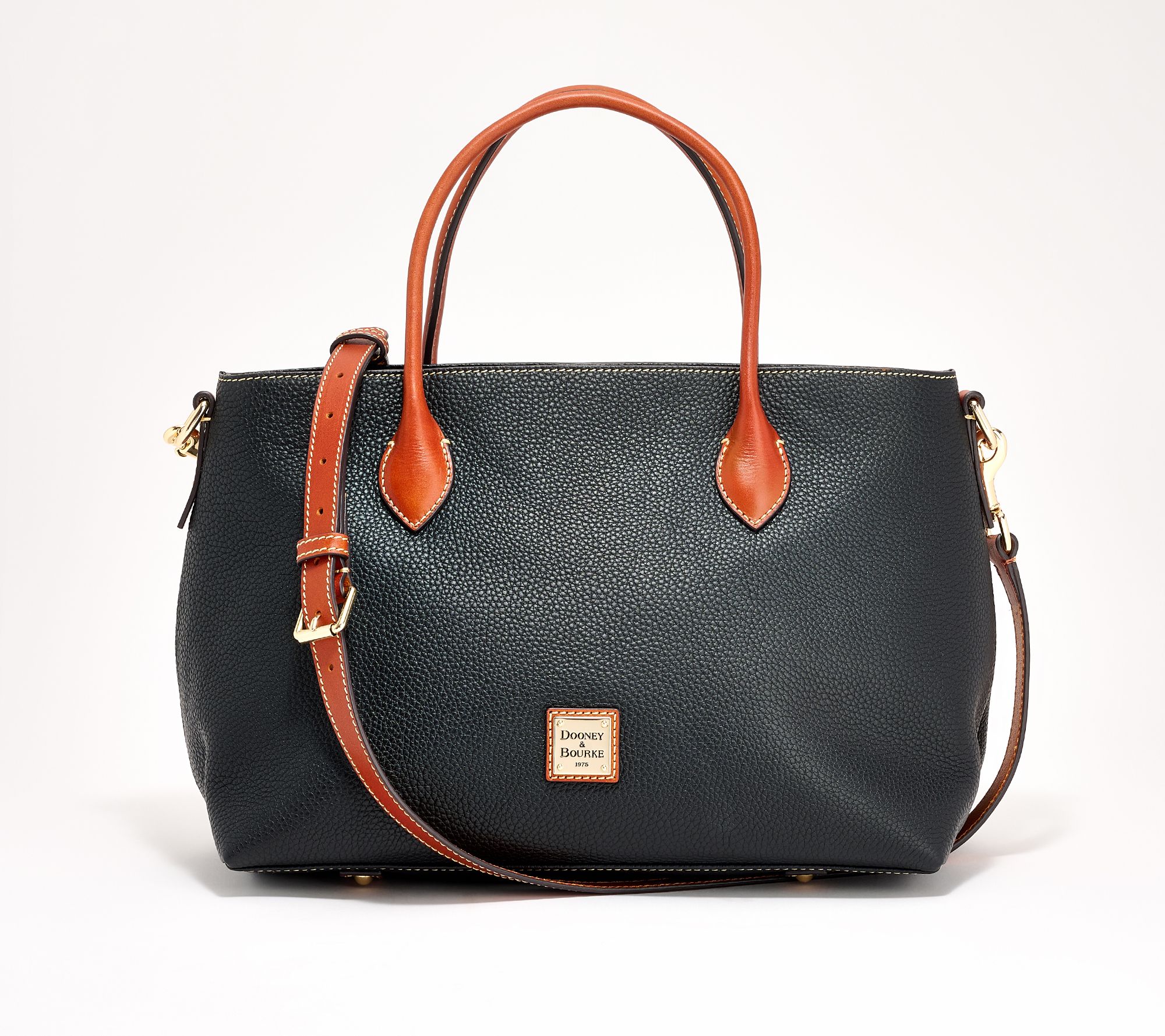 Dooney & Bourke Pebble Leather Large Handle Tote