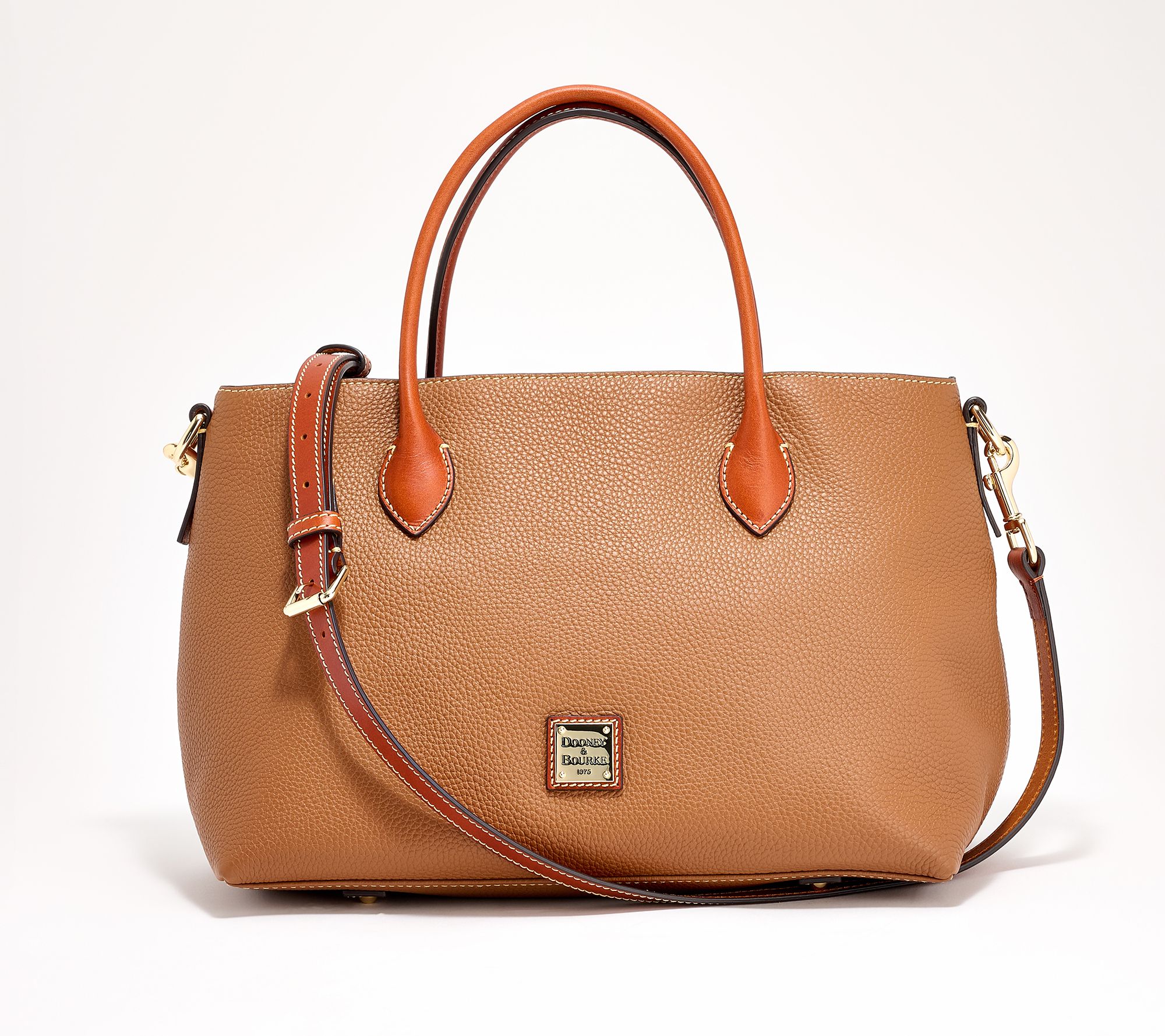 Dooney & Bourke Pebble Leather Large Handle Tote