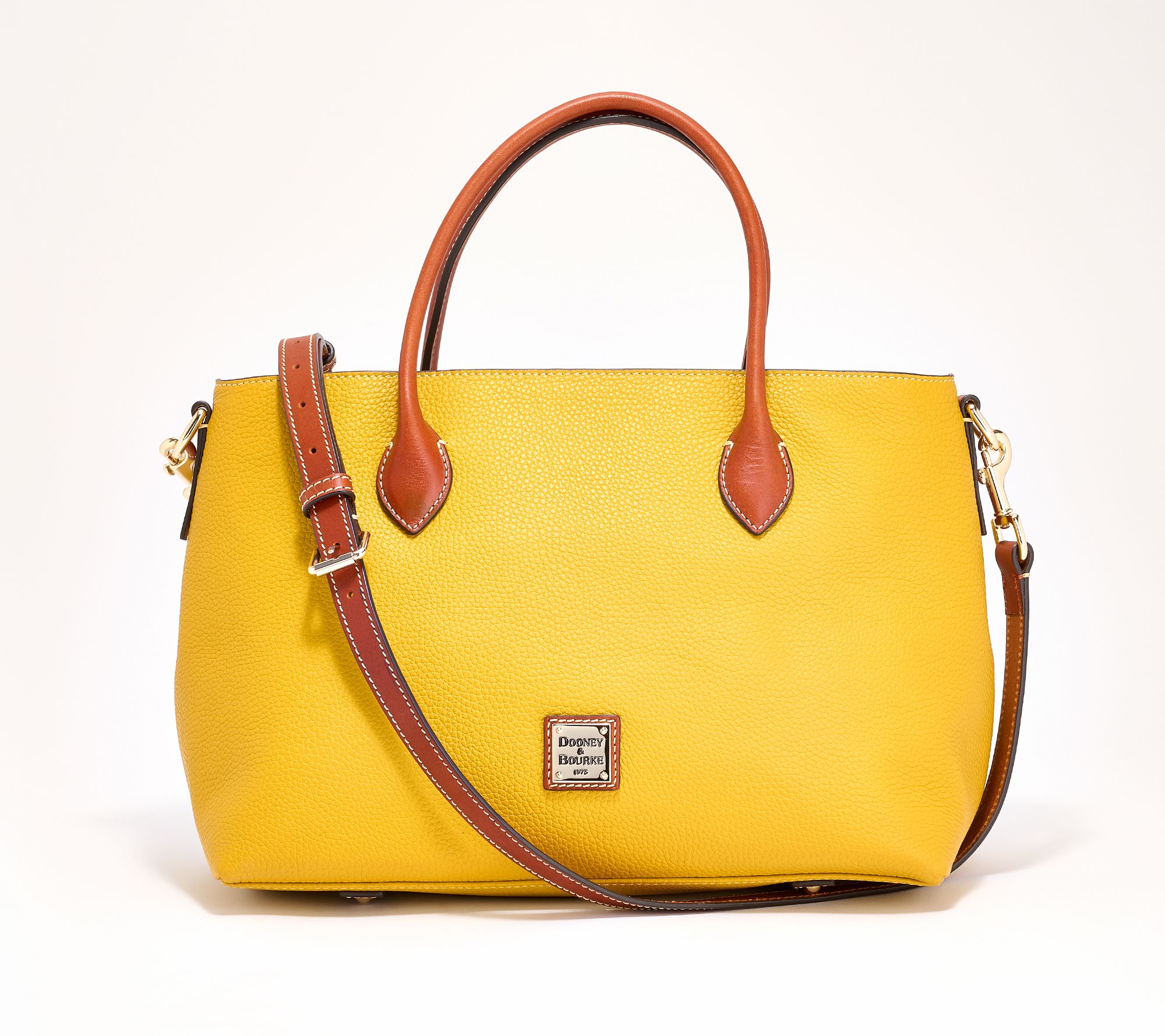 Dooney & Bourke Pebble Leather Large Handle Tote