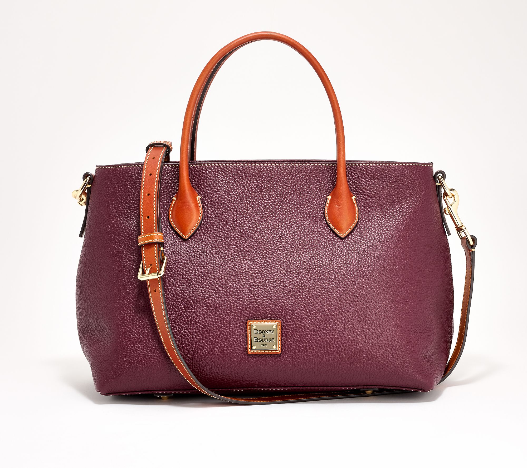 Dooney & Bourke Pebble Leather Large Handle Tote