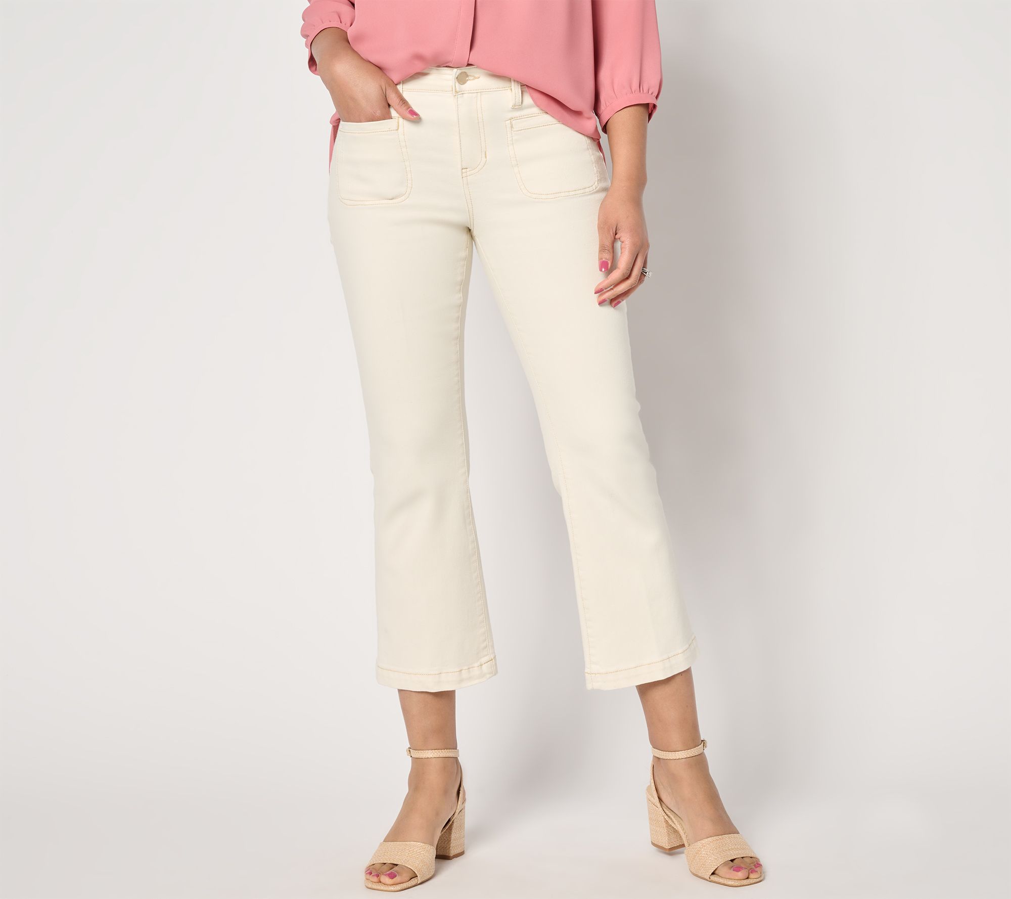 "As Is" Liverpool Los Angeles Hannah Crop w/ Vintage Welt Pockets