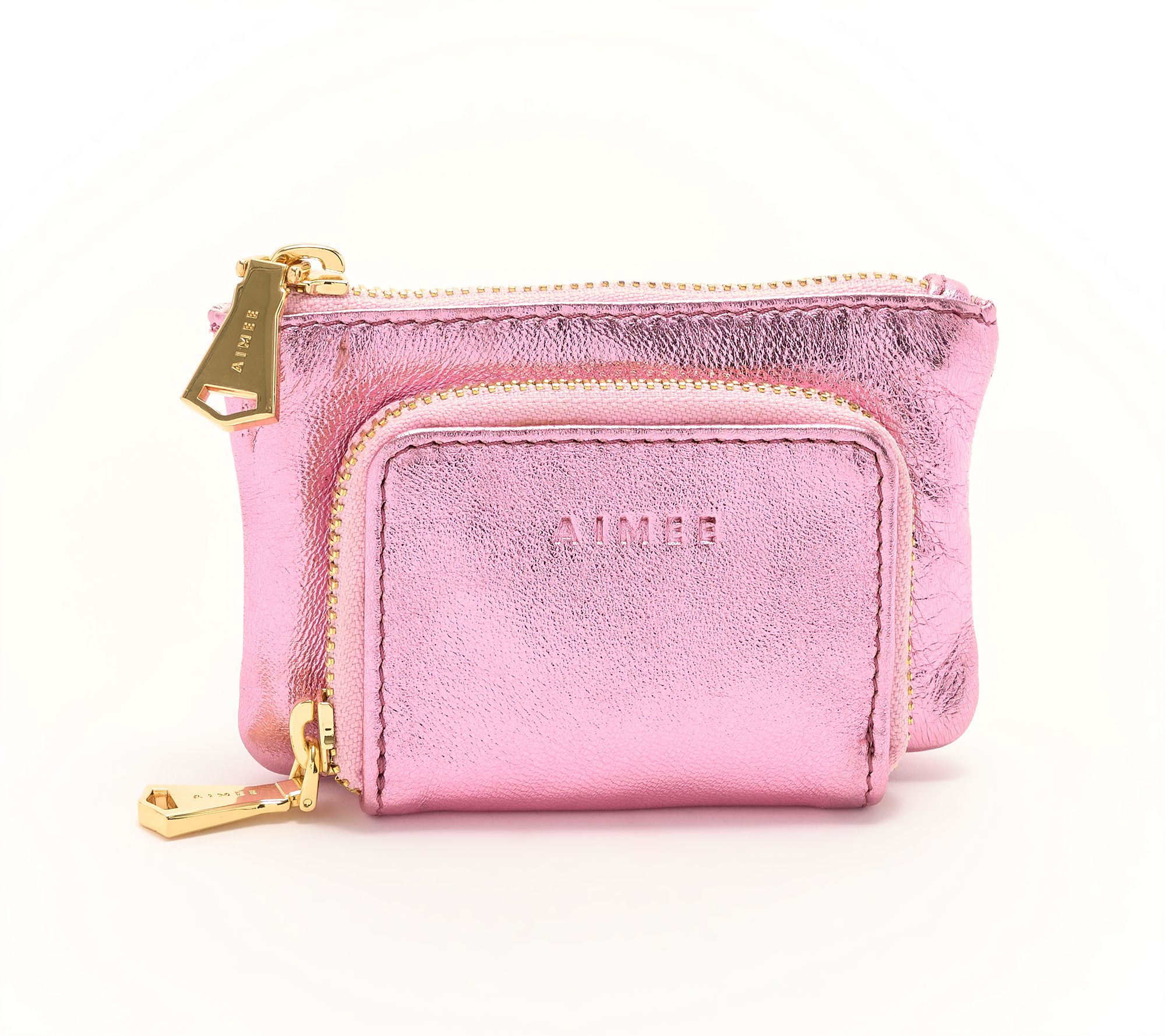 Aimee Kestenberg Mini Maverick Leather Zip Wallet