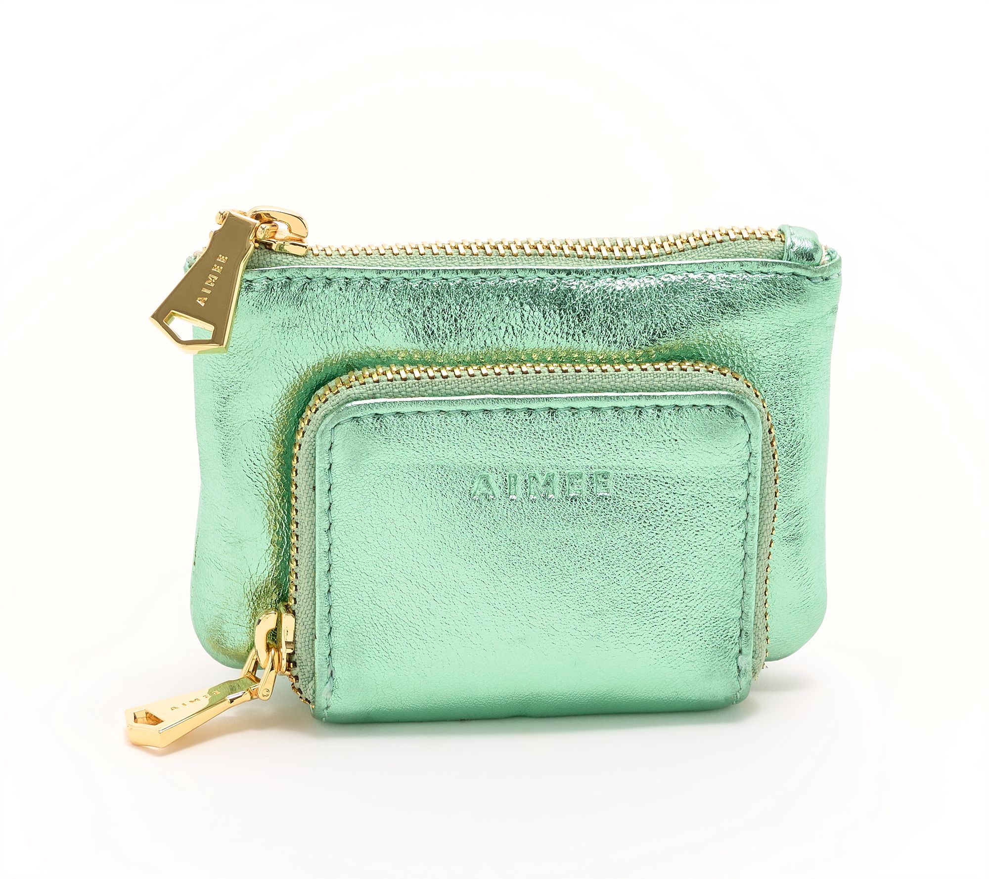 Aimee Kestenberg Mini Maverick Leather Zip Wallet