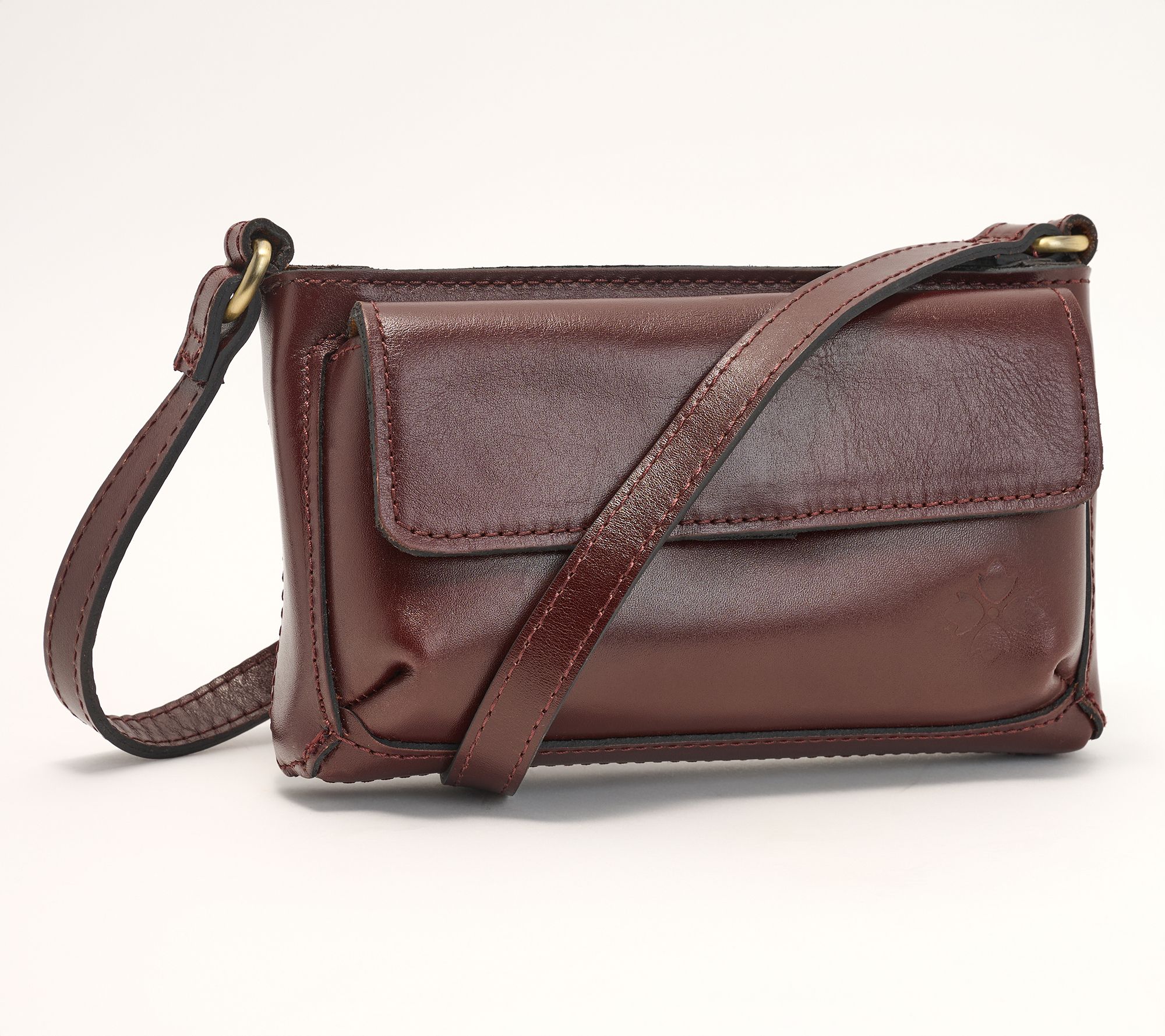 Patricia Nash Leather Dovera Phone Crossbody