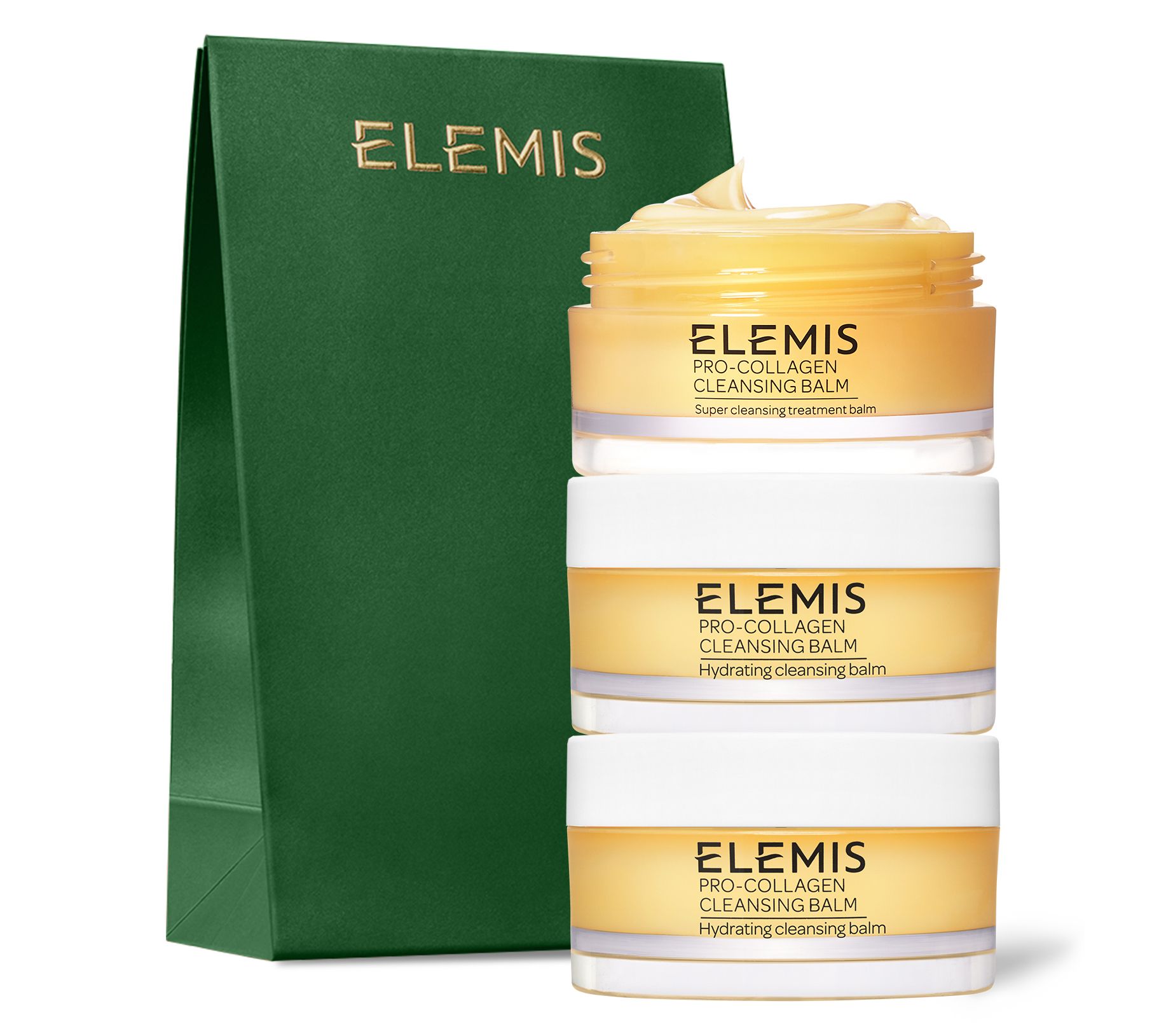 ELEMIS Pro-Collagen Cleansing Balm Trio with Bag Auto-Delivery