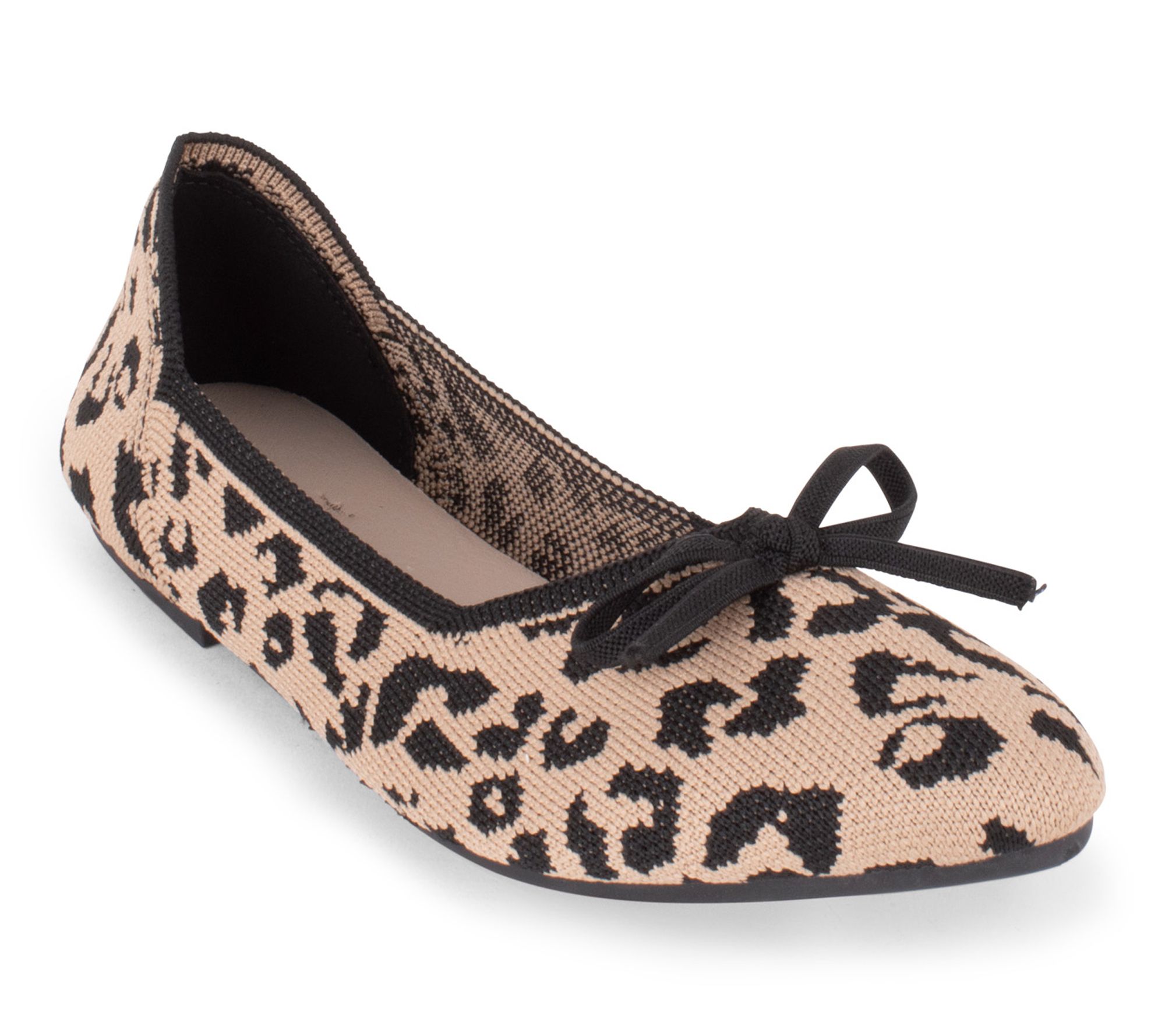 Tahari Knit Contrast Trim Flat - Tortuga