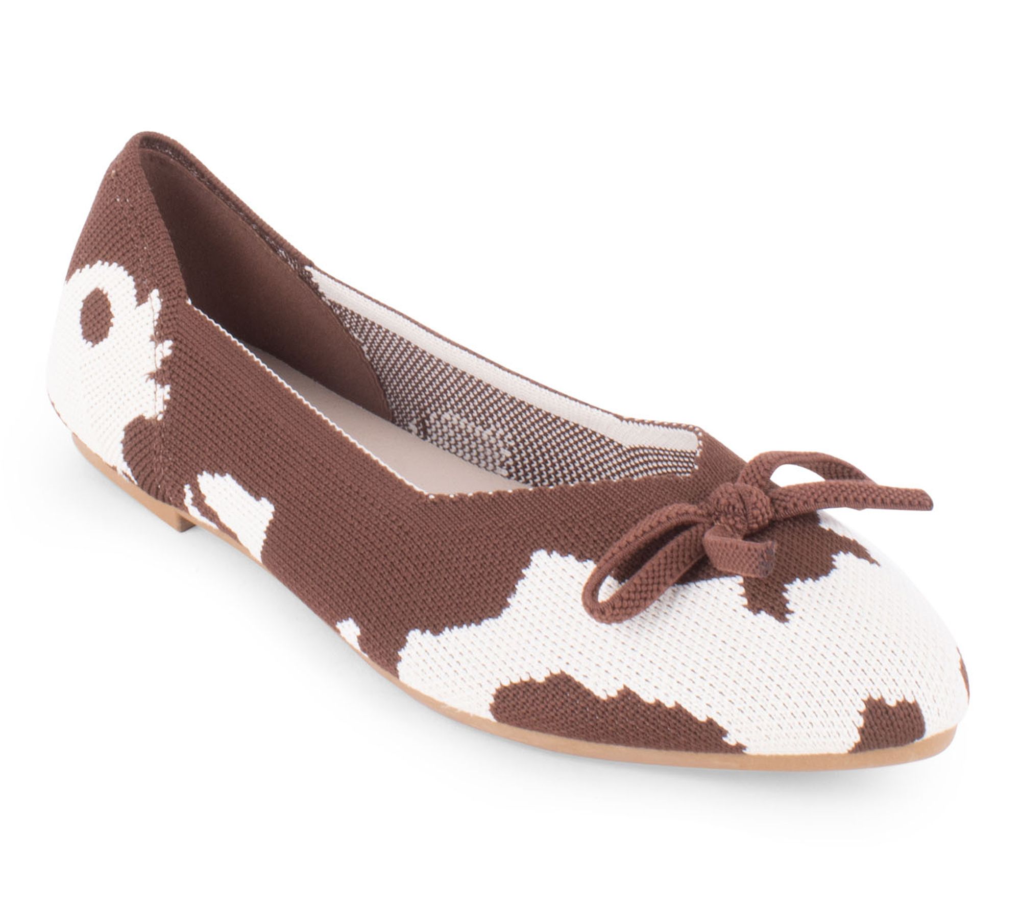 Tahari Knit Contrast Trim Flat - Tortuga
