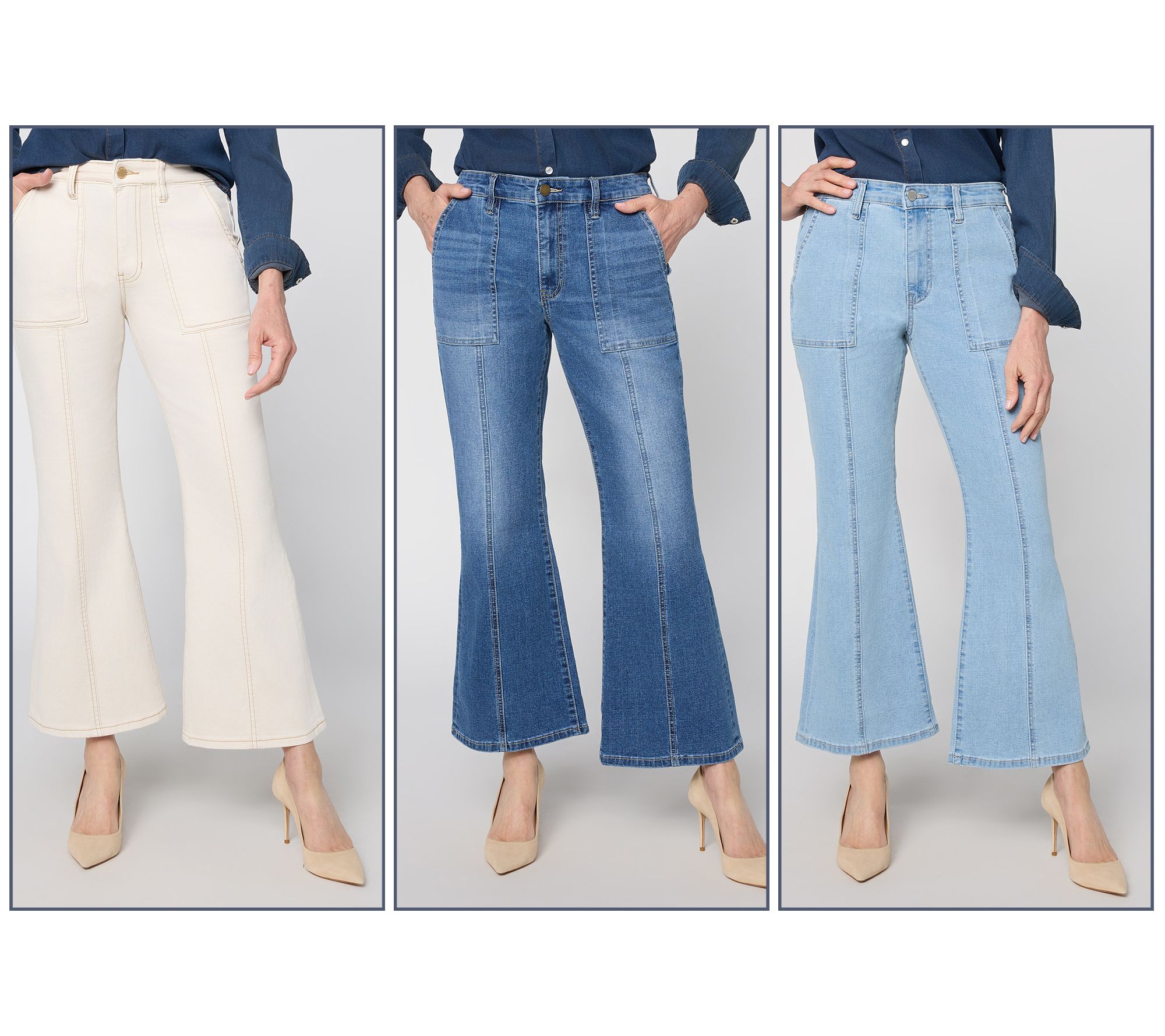 Liverpool Los Angeles Crop Jeans with Details