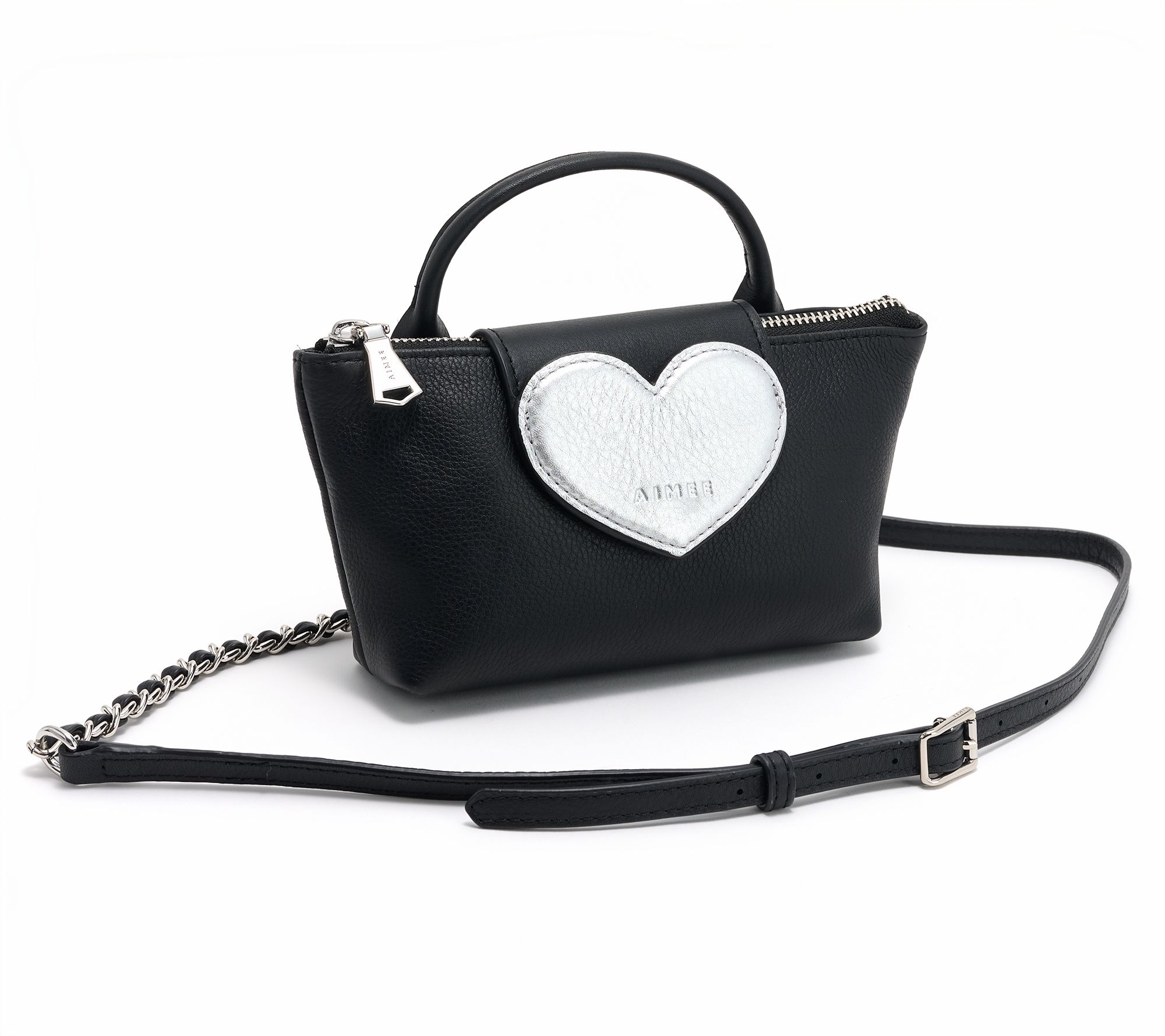Aimee Kestenberg Leather Heart Breaker Mini Crossbody