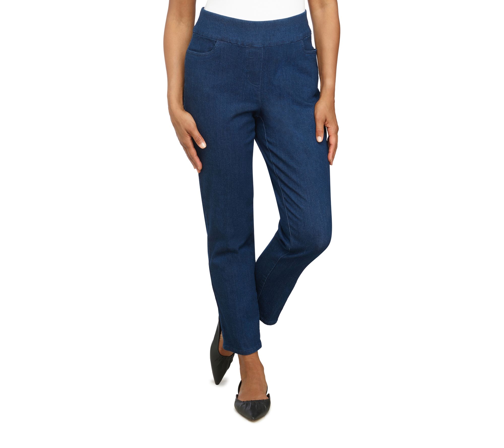 Alfred Dunner Super Stretch Short Length DenimPants