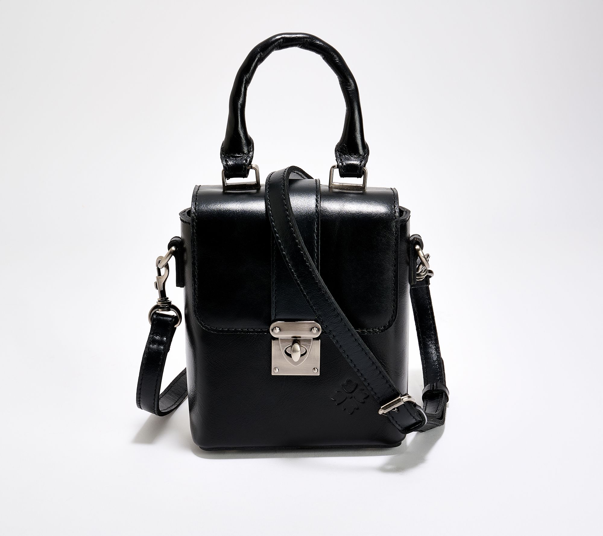 "As Is" Patricia Nash Olivola Leather Top Handle Crossbody