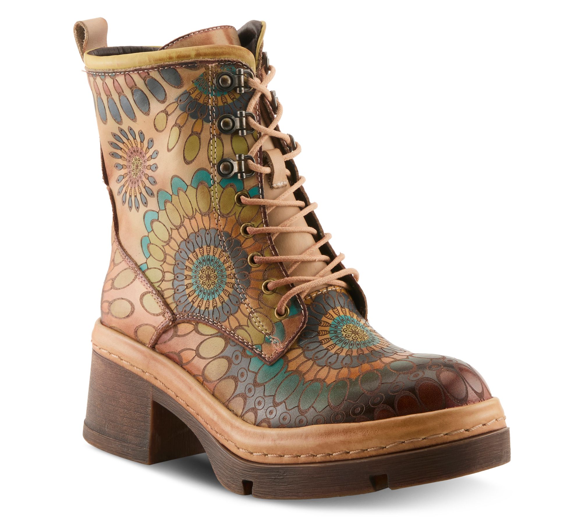 L'Artiste by Spring Step Leather Boots - Carnivale