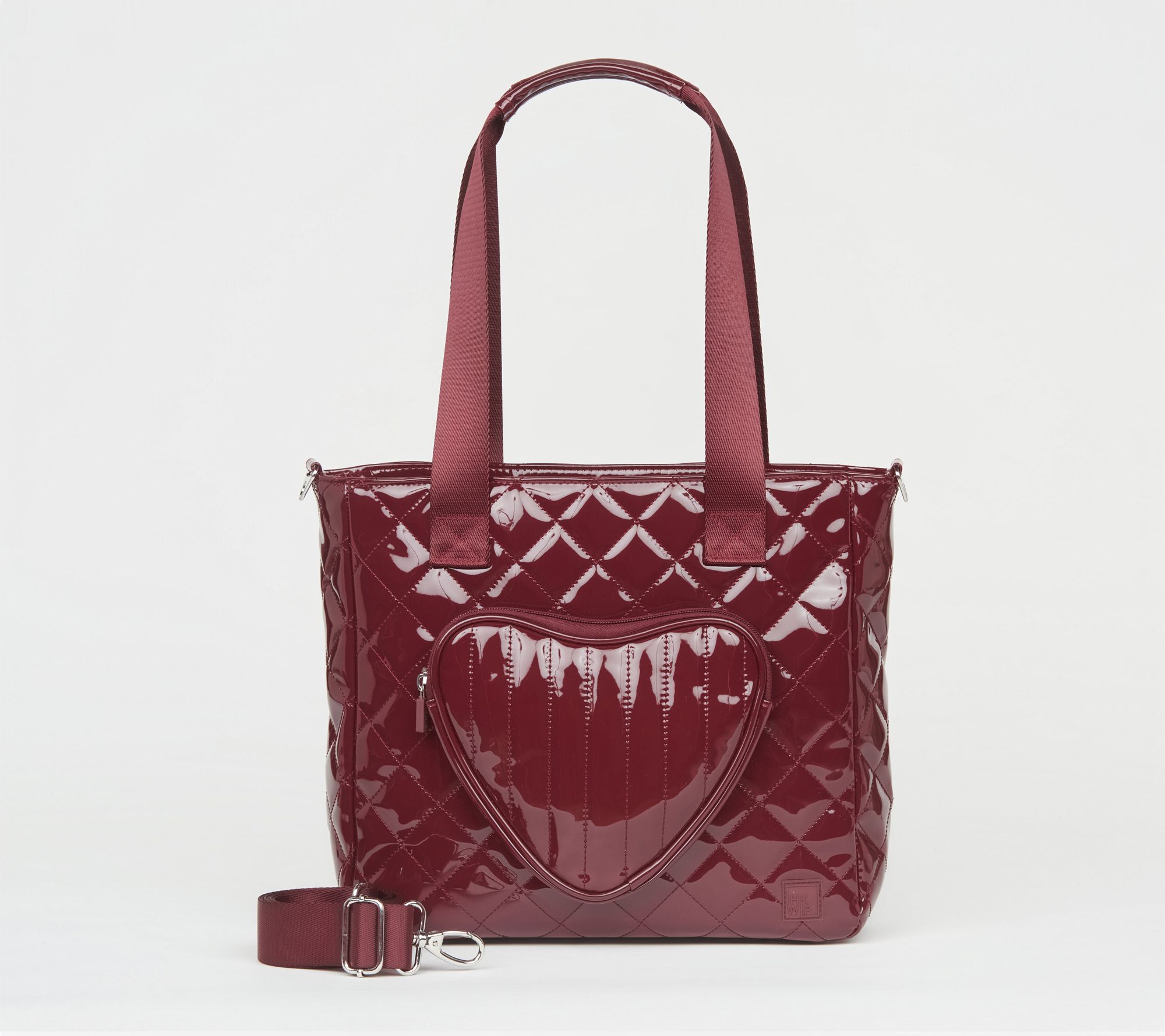  IHKWIP Be My Valentine Heart Tote w/ Crossbody Strap