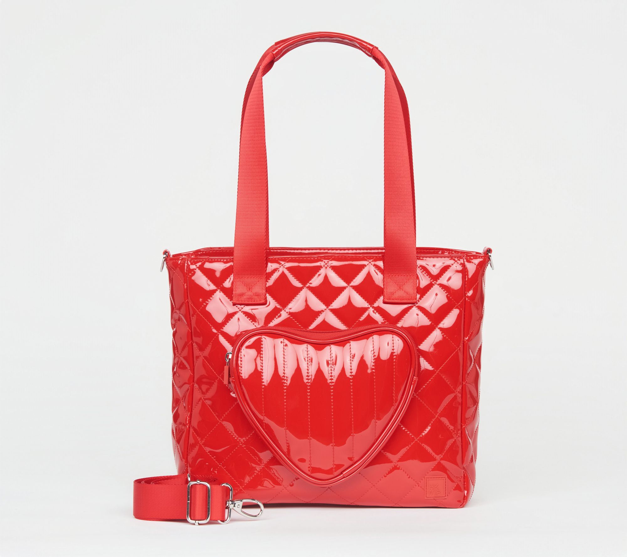 IHKWIP Be My Valentine Heart Tote w/ Crossbody Strap
