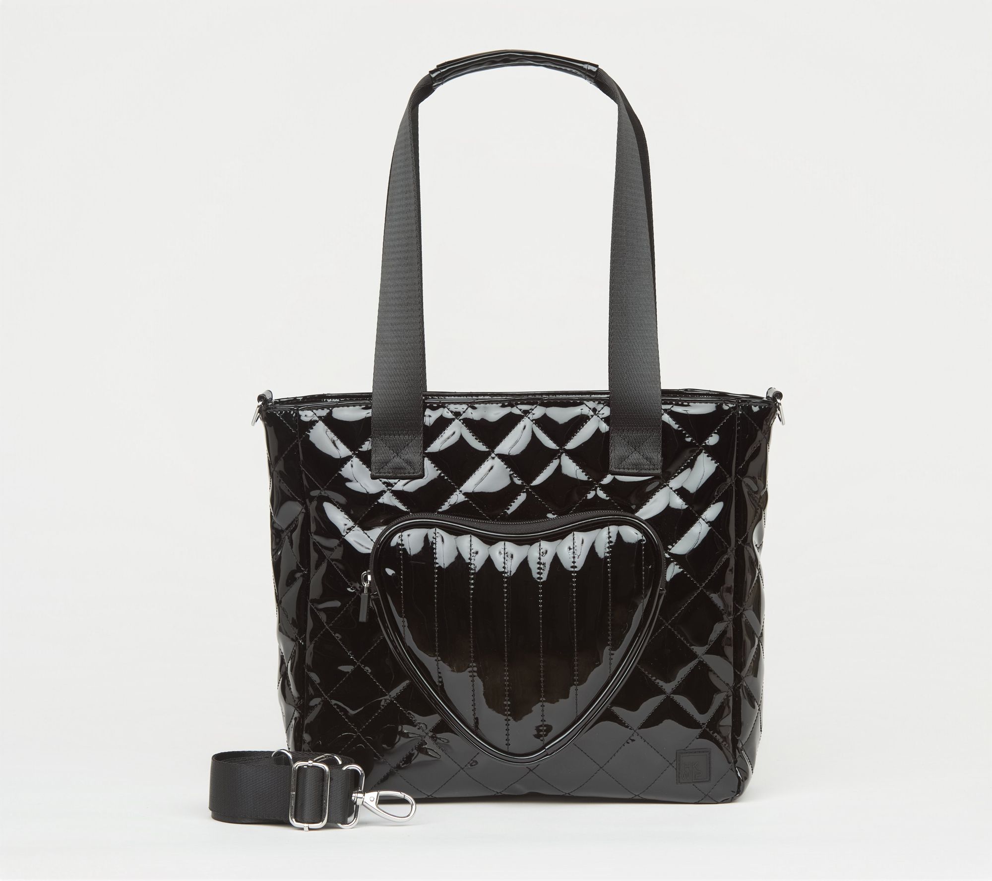 IHKWIP Be My Valentine Heart Tote w/ Crossbody Strap