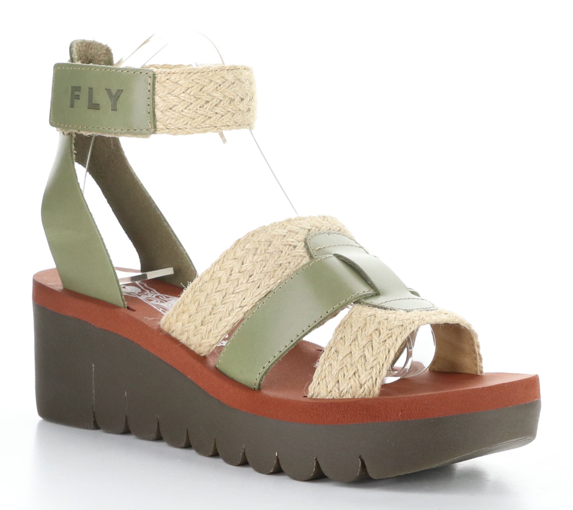 Fly London Bridle/Jute Hook & Loop  Sandals  -Yory430Fly