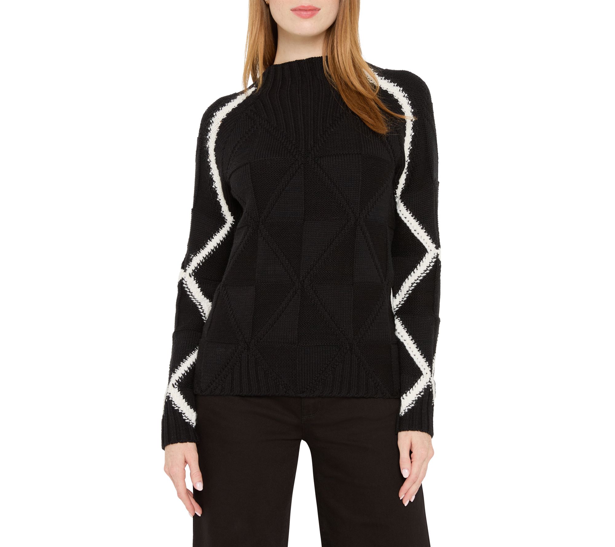 NIC+ZOE Dashing Diamonds Sweater