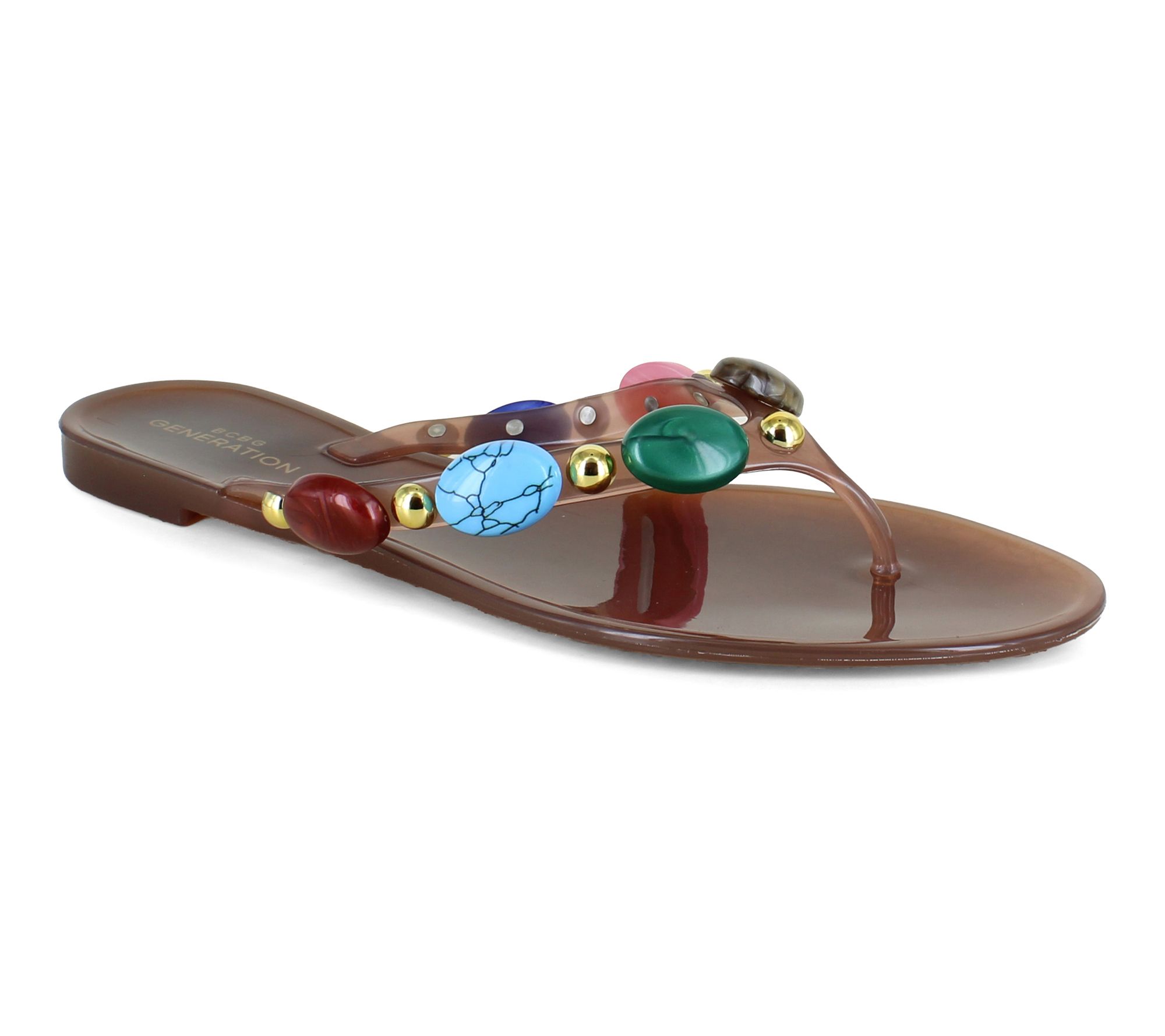 BCBGeneration Uleema Jelly Beaded Thong Sandal