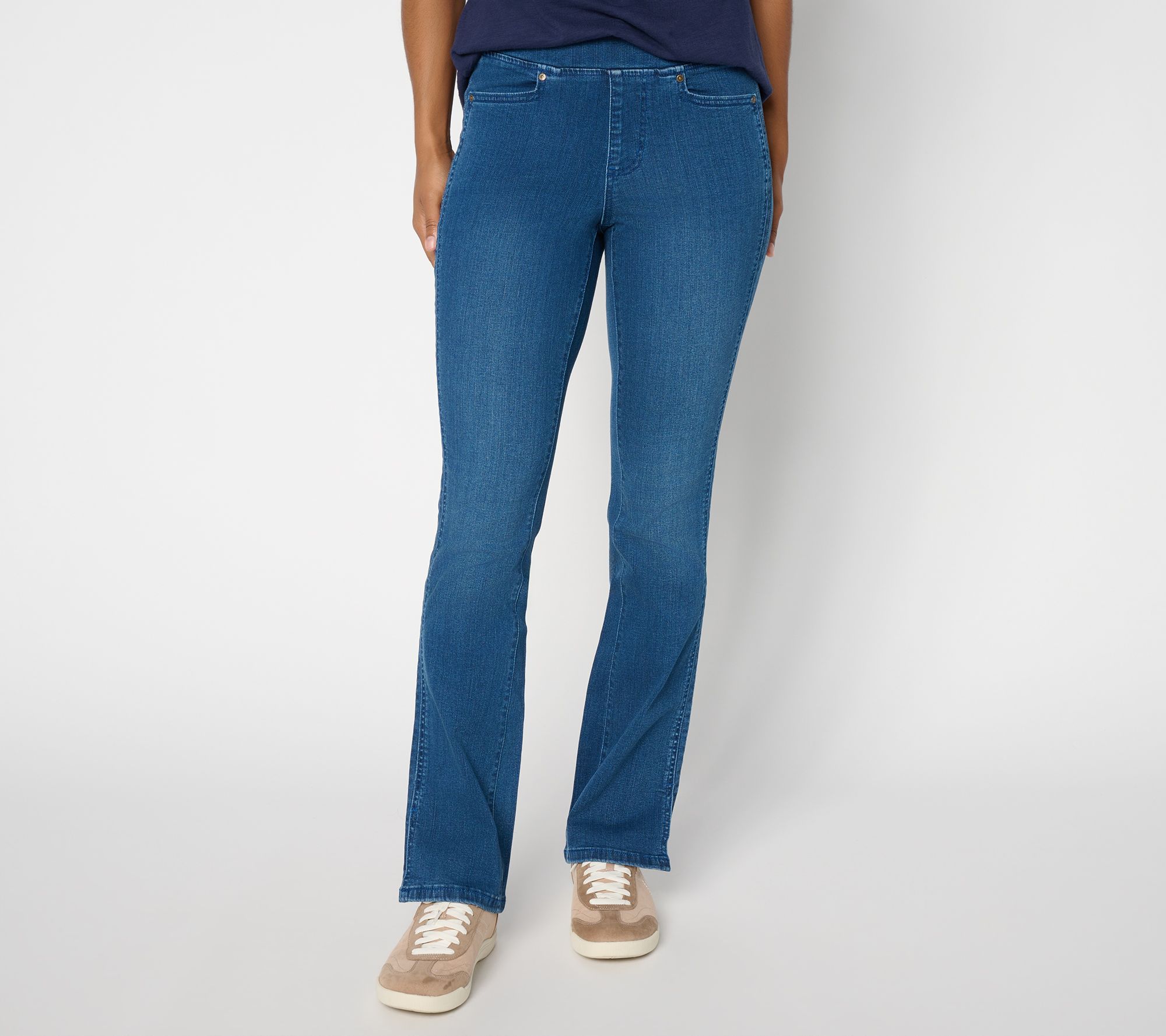 Belle by Kim Gravel Regular TripleLuxe Denim Boot-Cut Jeans