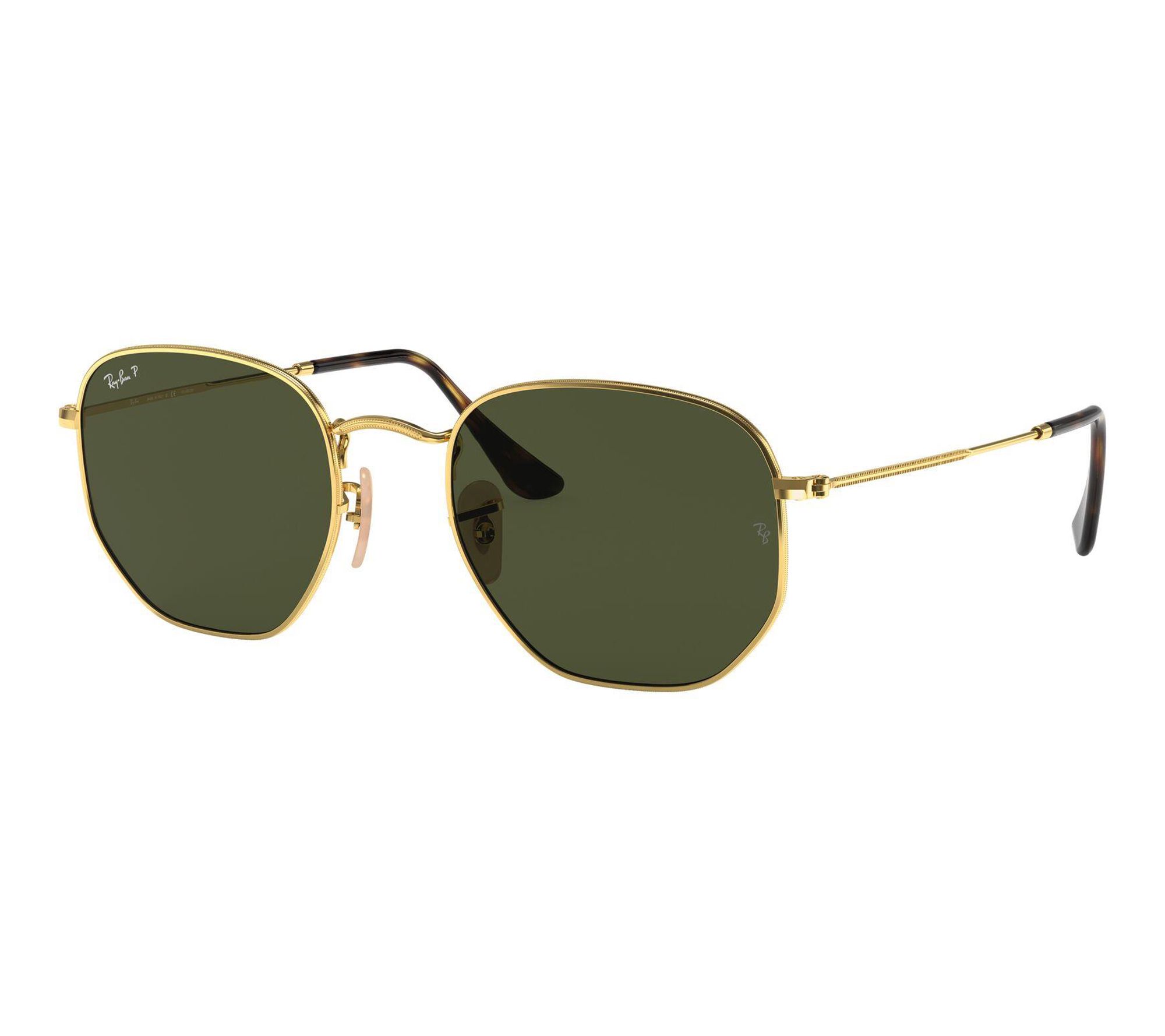 Ray-Ban Polarized Hexagonal Flat Lenses Sunglasses-51mm
