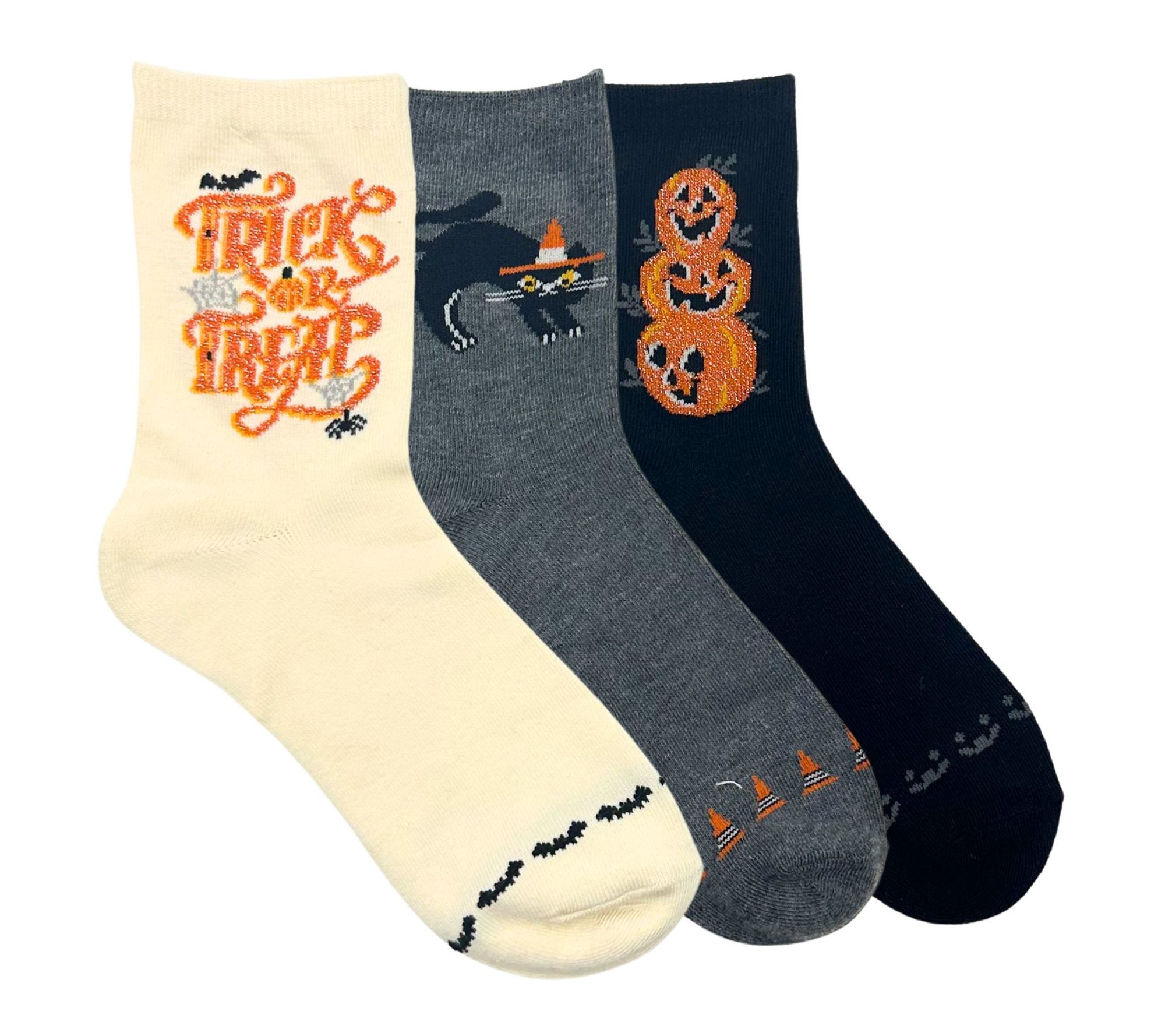 Hallmark Halloween Ladies 3pk Capri Sock
