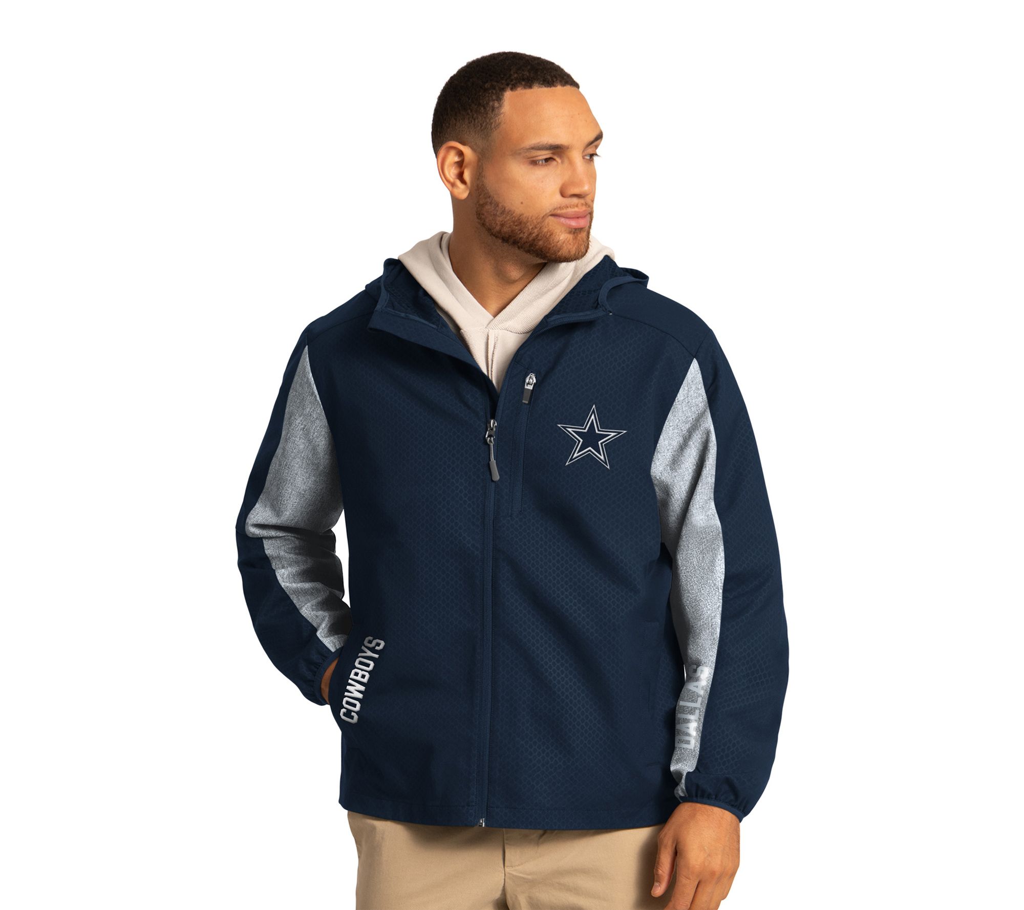 NFL Officially Licensed Dallas Lightweight Full Zip Jacket