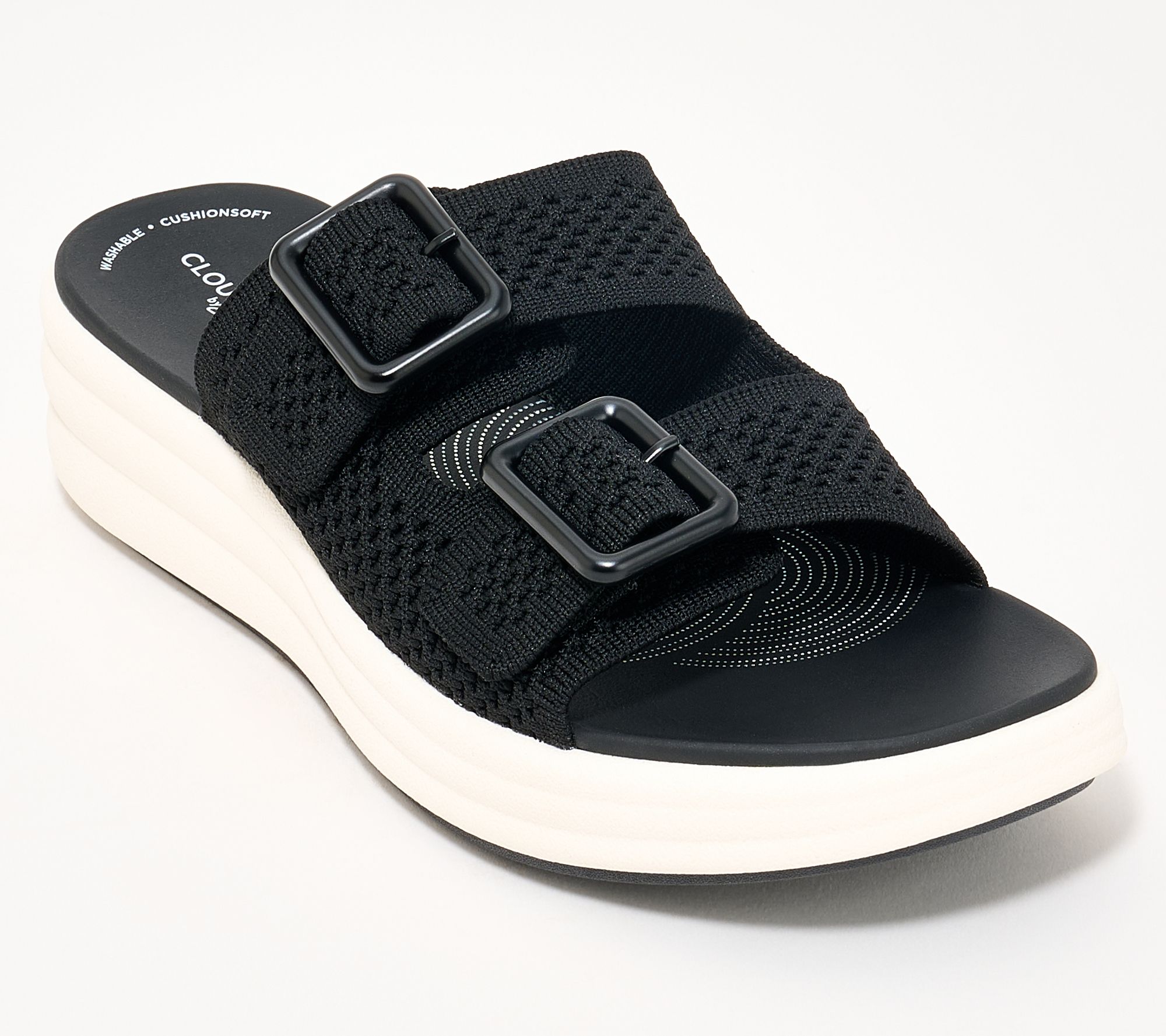 "As Is" Clarks Cloudsteppers Slide Sandals - Drift Faye