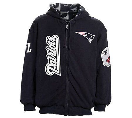 Qvc nfl store reversible hoodie