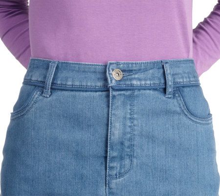 Jean mini skirt outlet qvc