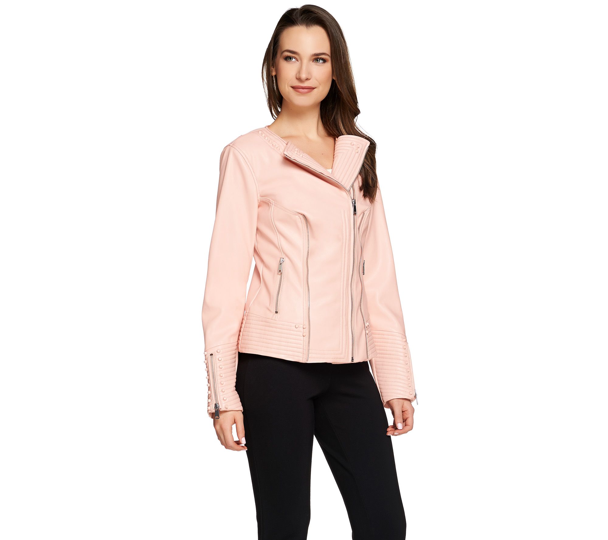 Gili faux leather on sale jacket