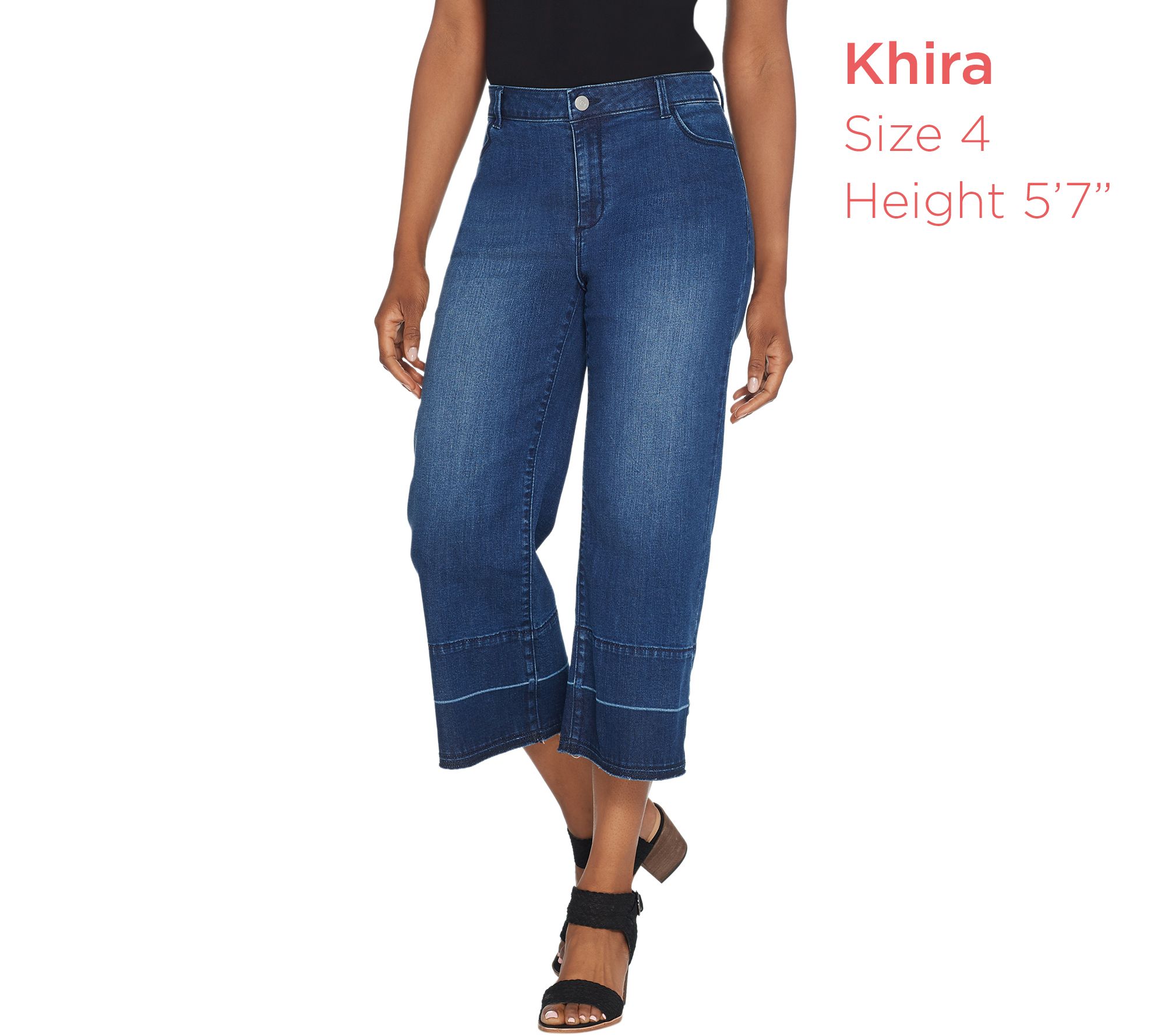qvc cropped jeans