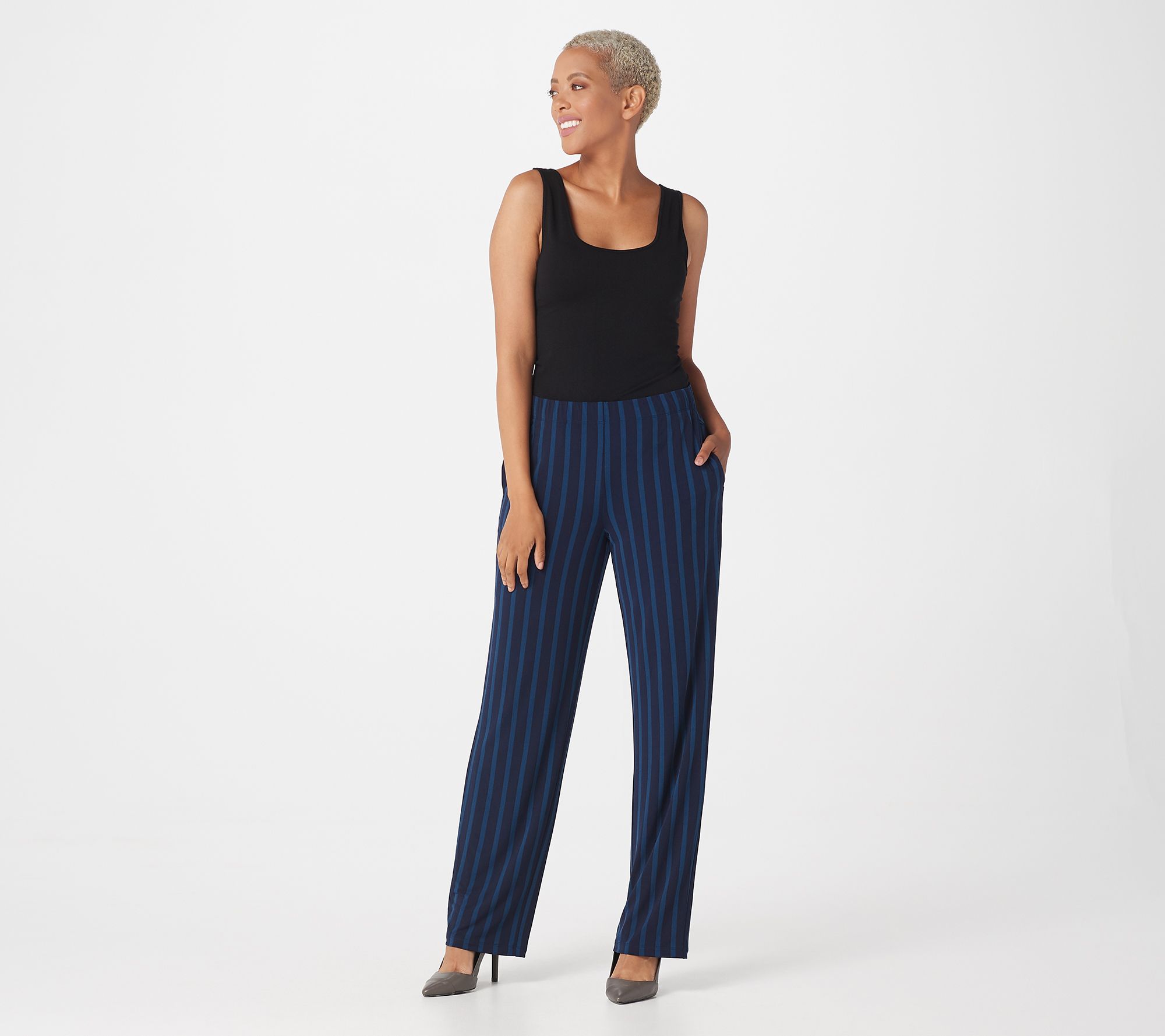 susan graver liquid knit petite pants