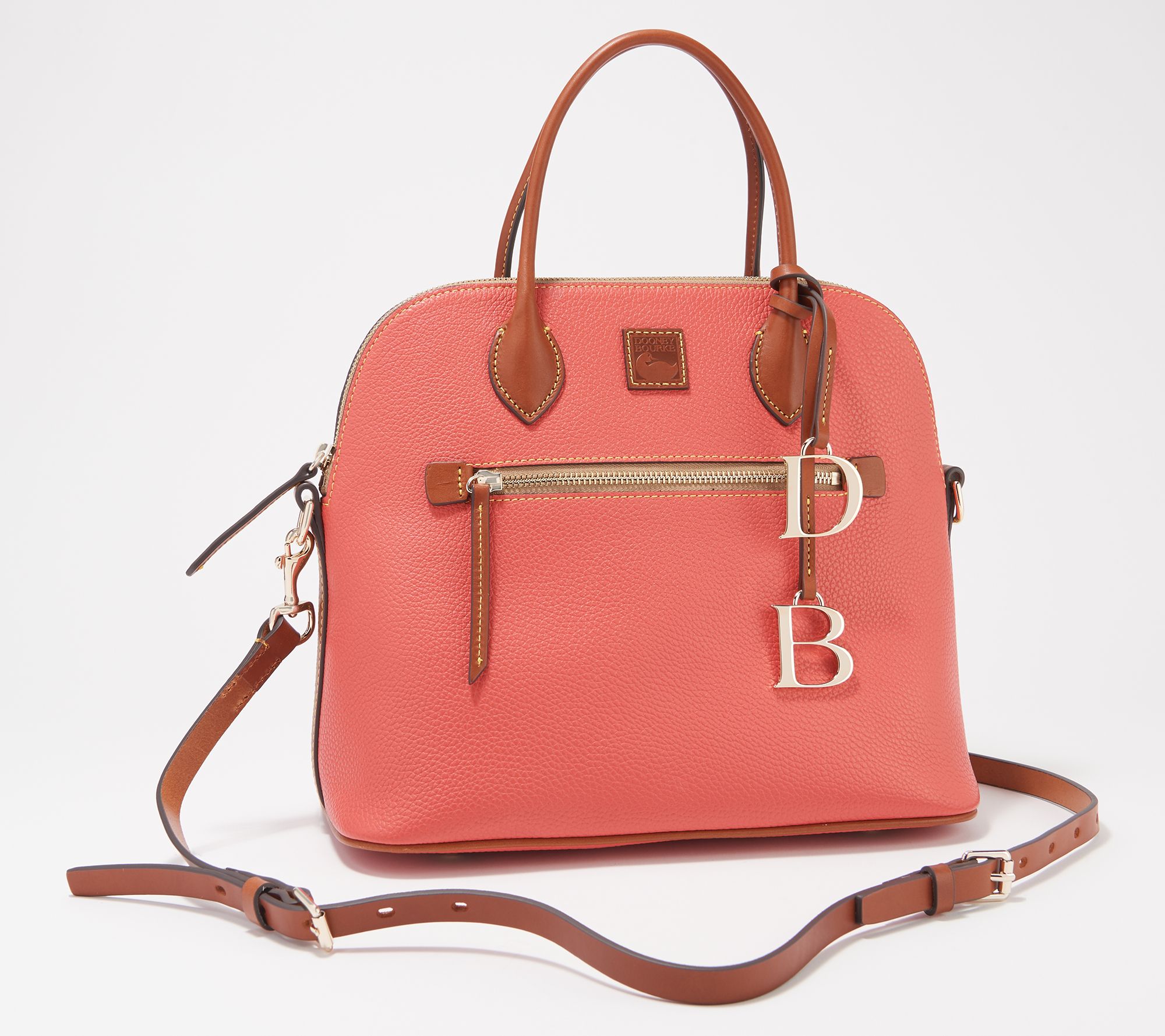 Beth Dome Satchel Red