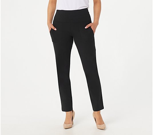 Women with Control Tall Seamed Tummy Control Ankle Pant w/ Pockets