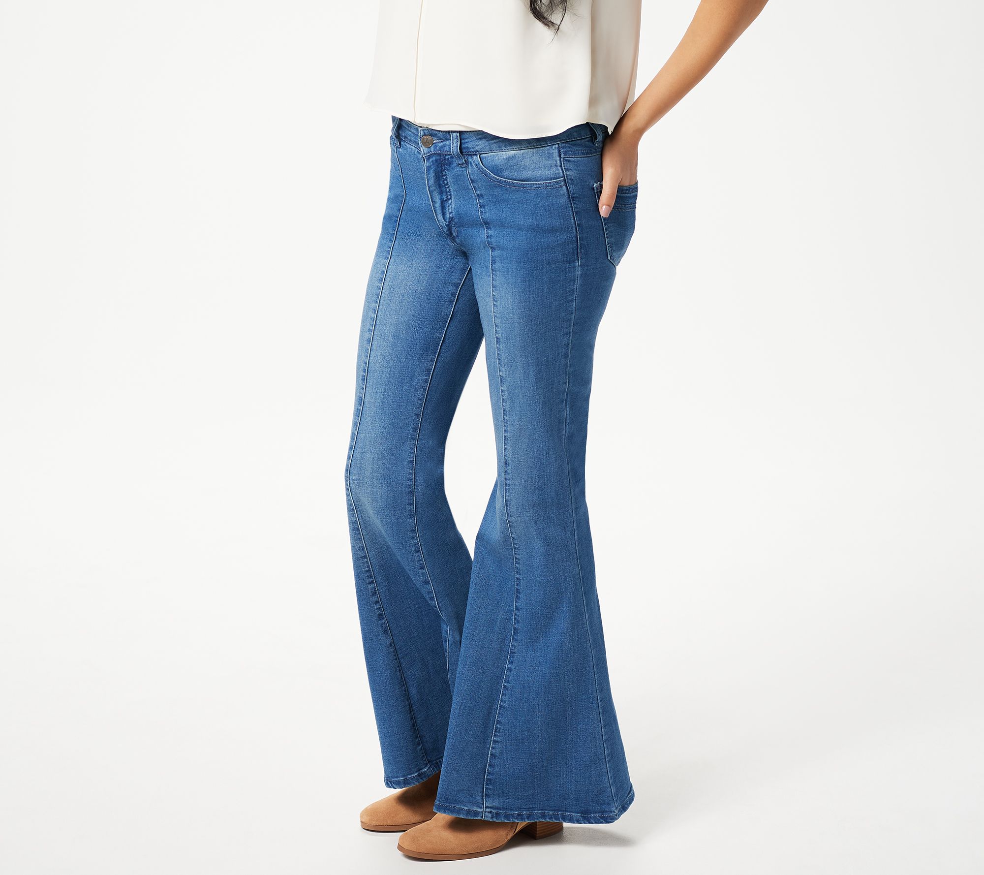 women's petite flare jeans