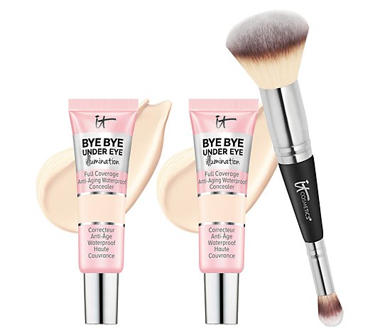IT Cosmetics Bye Bye Under Eye Illumination Duo w/ Brush