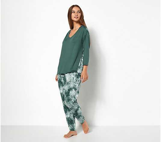 Carole Hochman Feather Soft Tapered Pant and Lounge Set