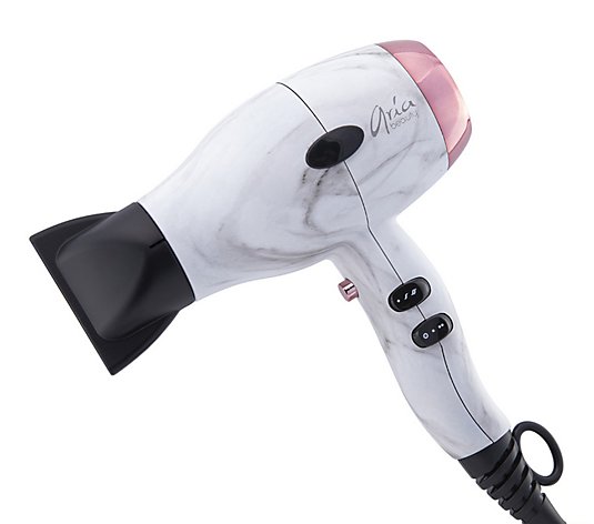 Aria Beauty Marble Ionic Compact Blowdryer