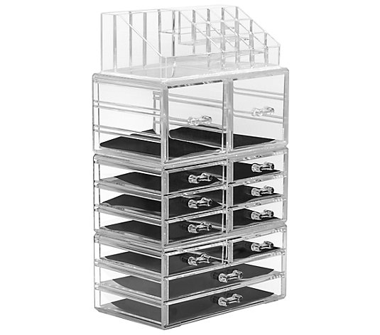 Sorbus Makeup and Jewelry 12-Drawer Display Case Organizer