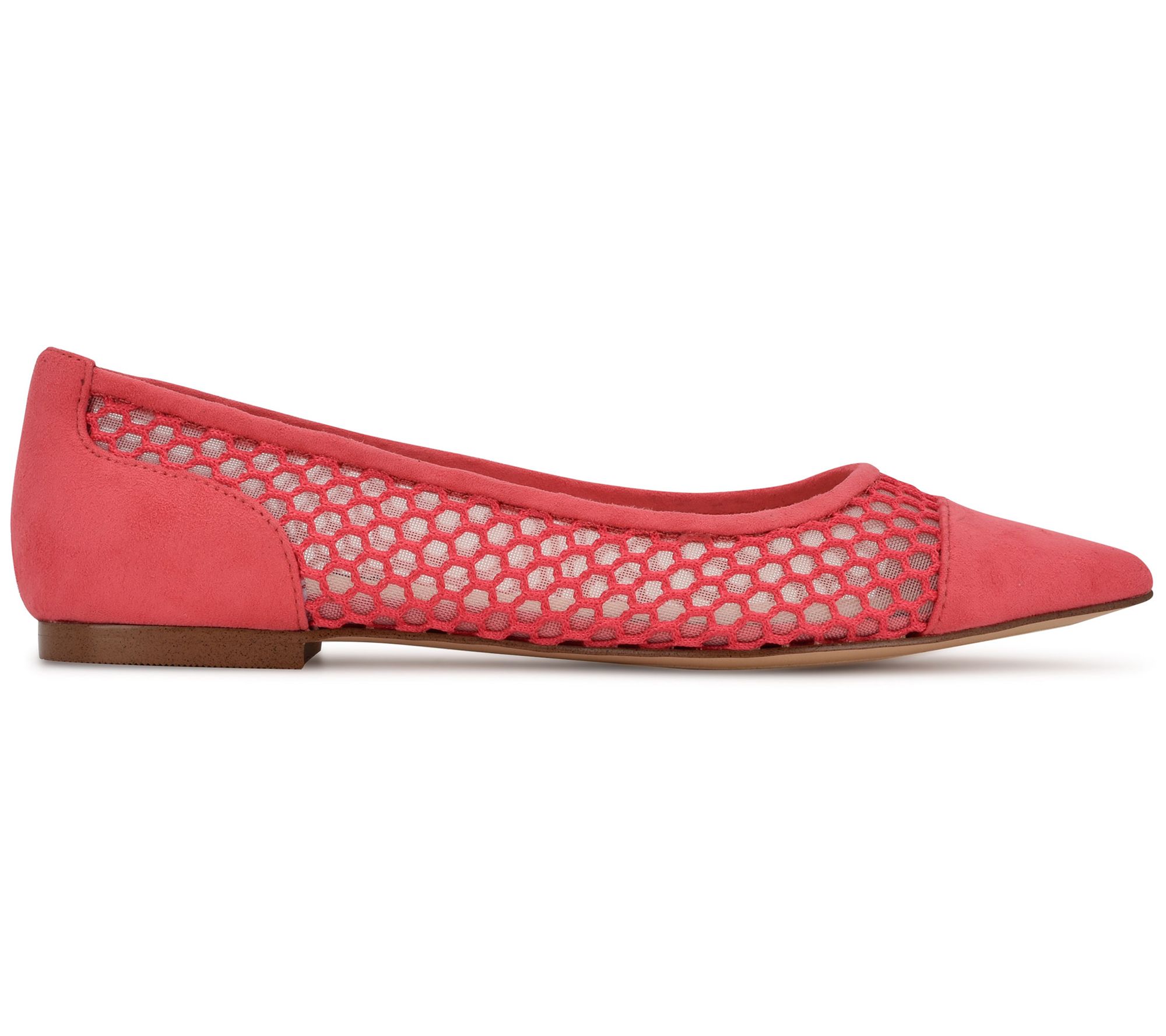 Nine West Pointy Toe Flats - Brex - QVC.com