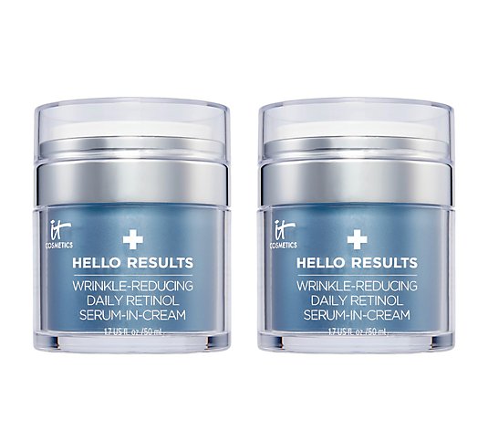 IT Cosmetics Hello Results Daily Retinol Serum-in-Cream Moisturizer Duo