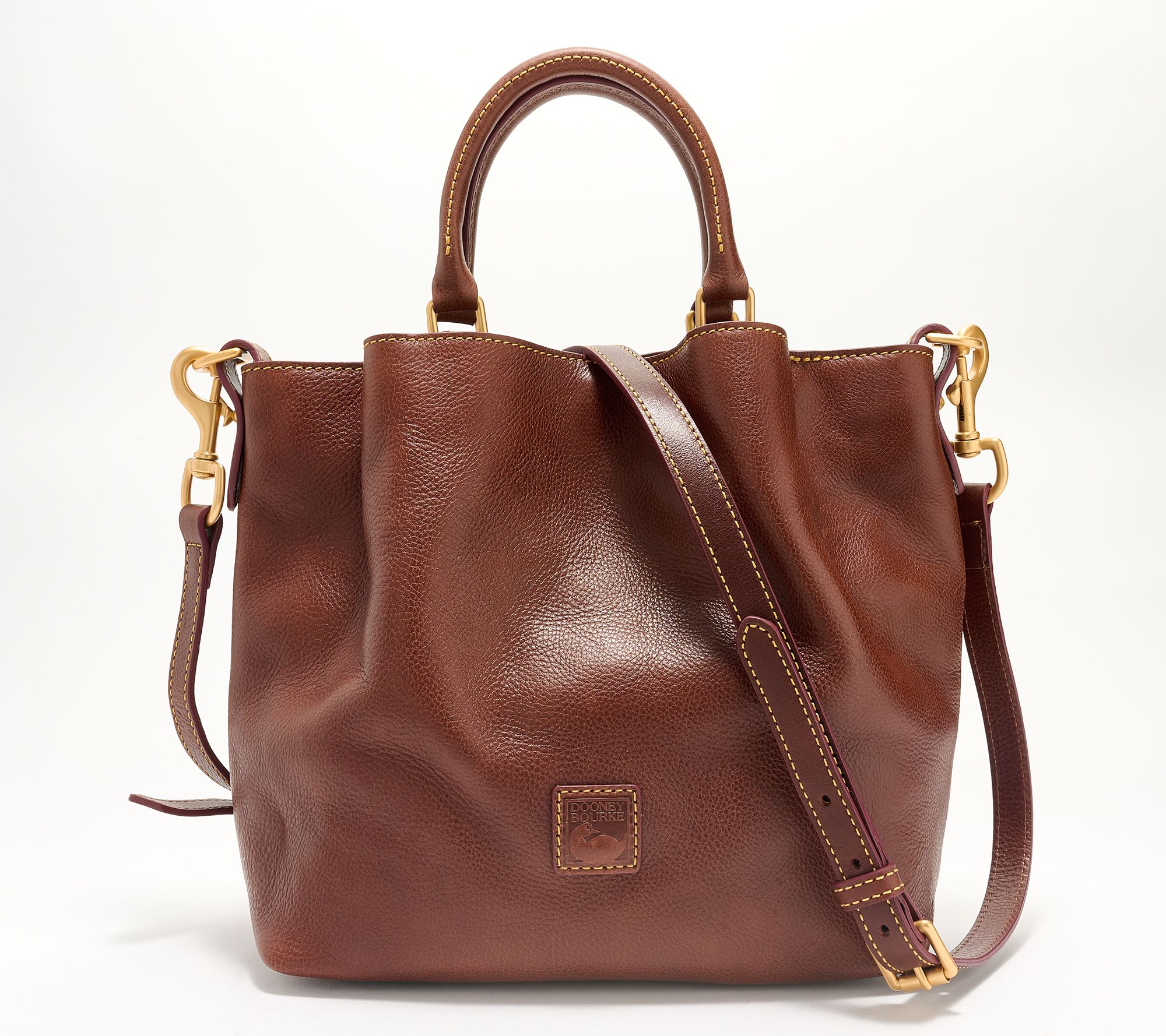 Dooney & Bourke Emerson Leather Small Tote Handbag- Shannon on QVC
