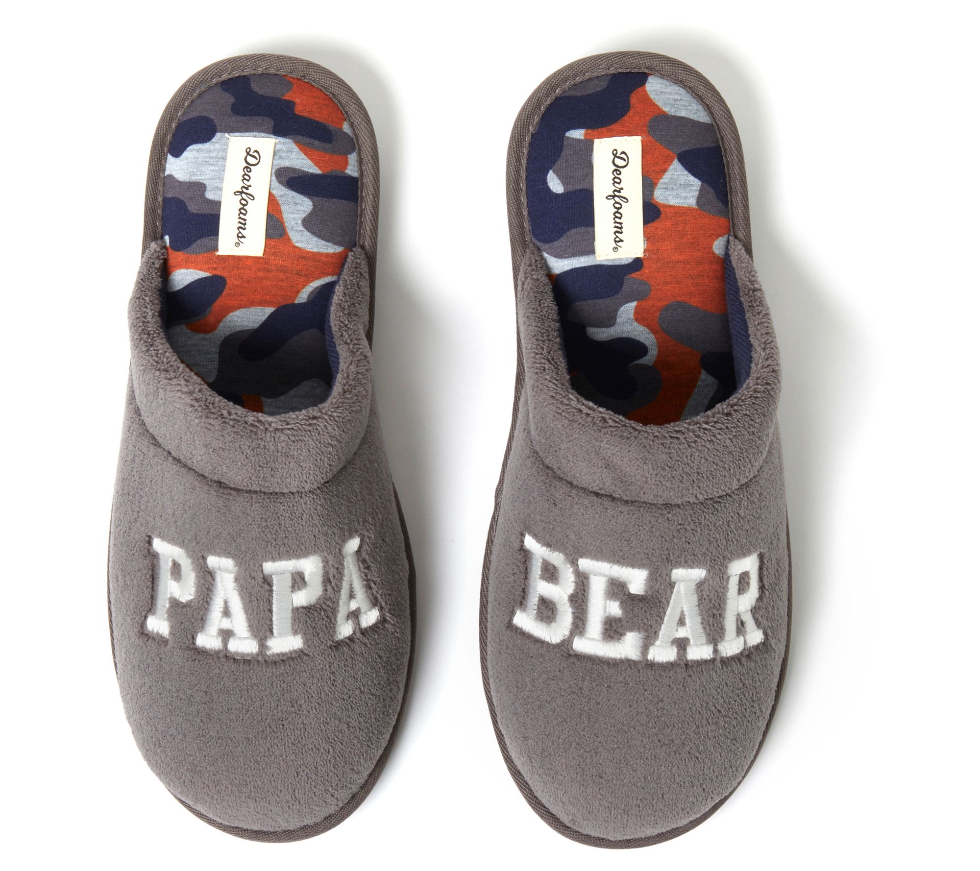 Dearfoams Men's Dad Novelty Scuff Slipper