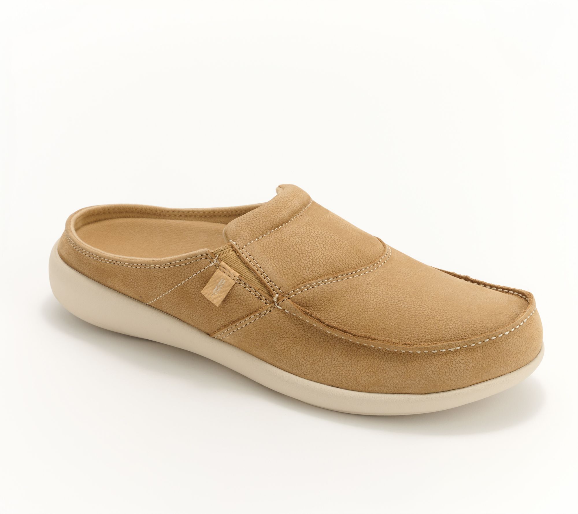 Revitalign Orthotic Men's Nubuck Mules - Siesta