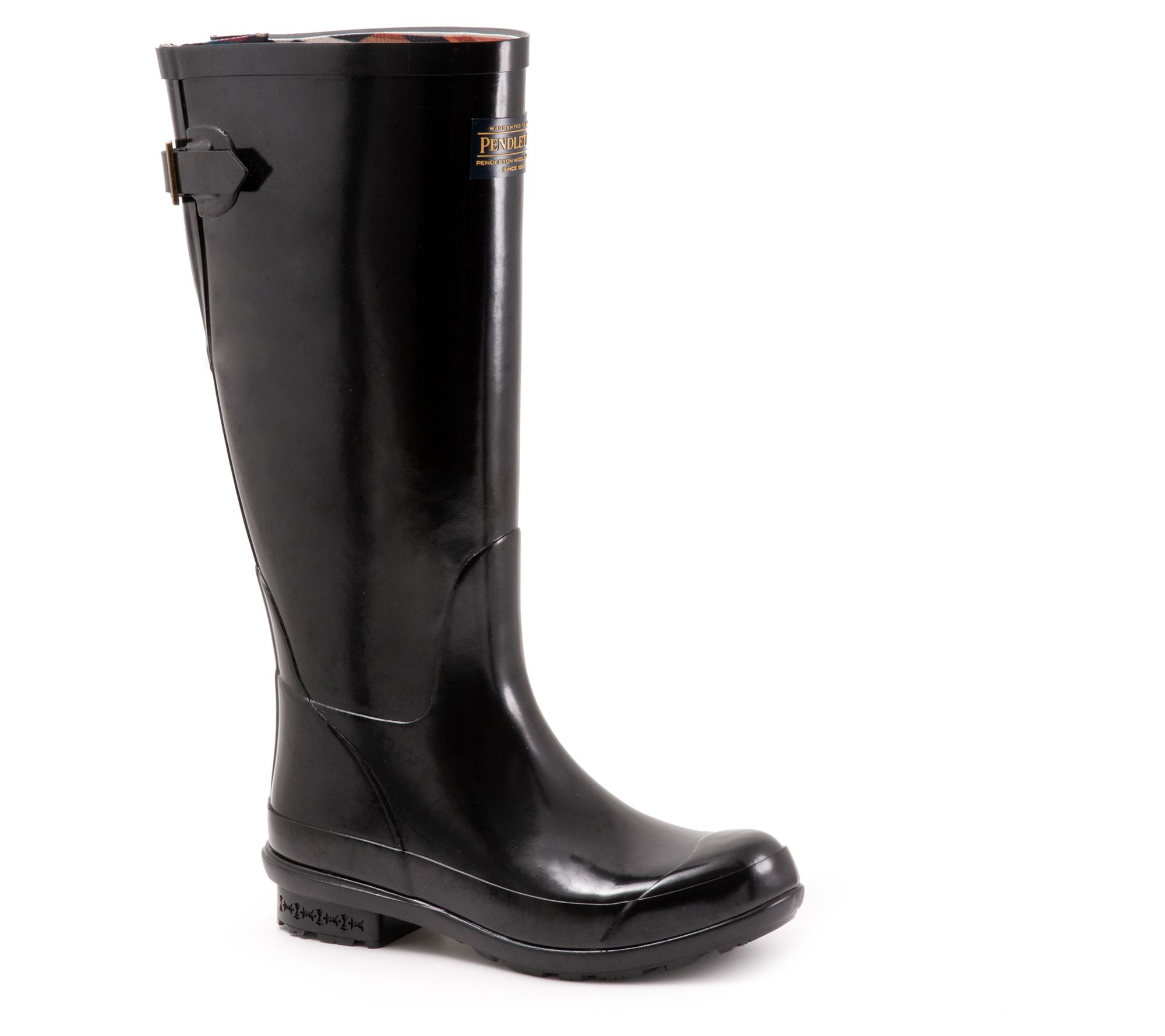 Pendleton Women's Tall Rain Boots - Gloss - QVC.com
