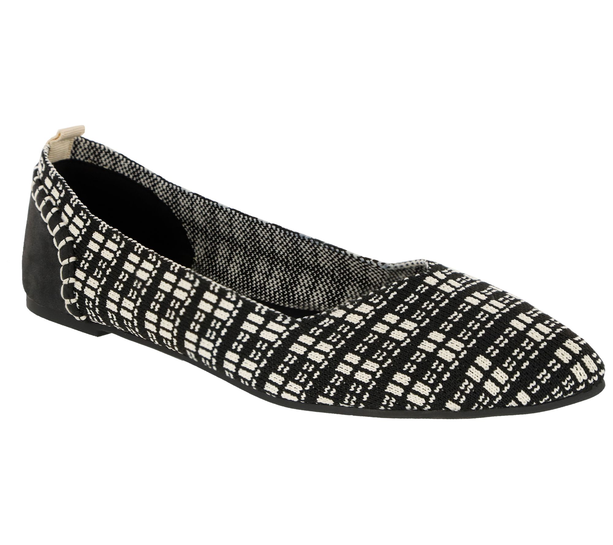 MIA Shoes Knit Ballet Flats - Lissy - QVC.com