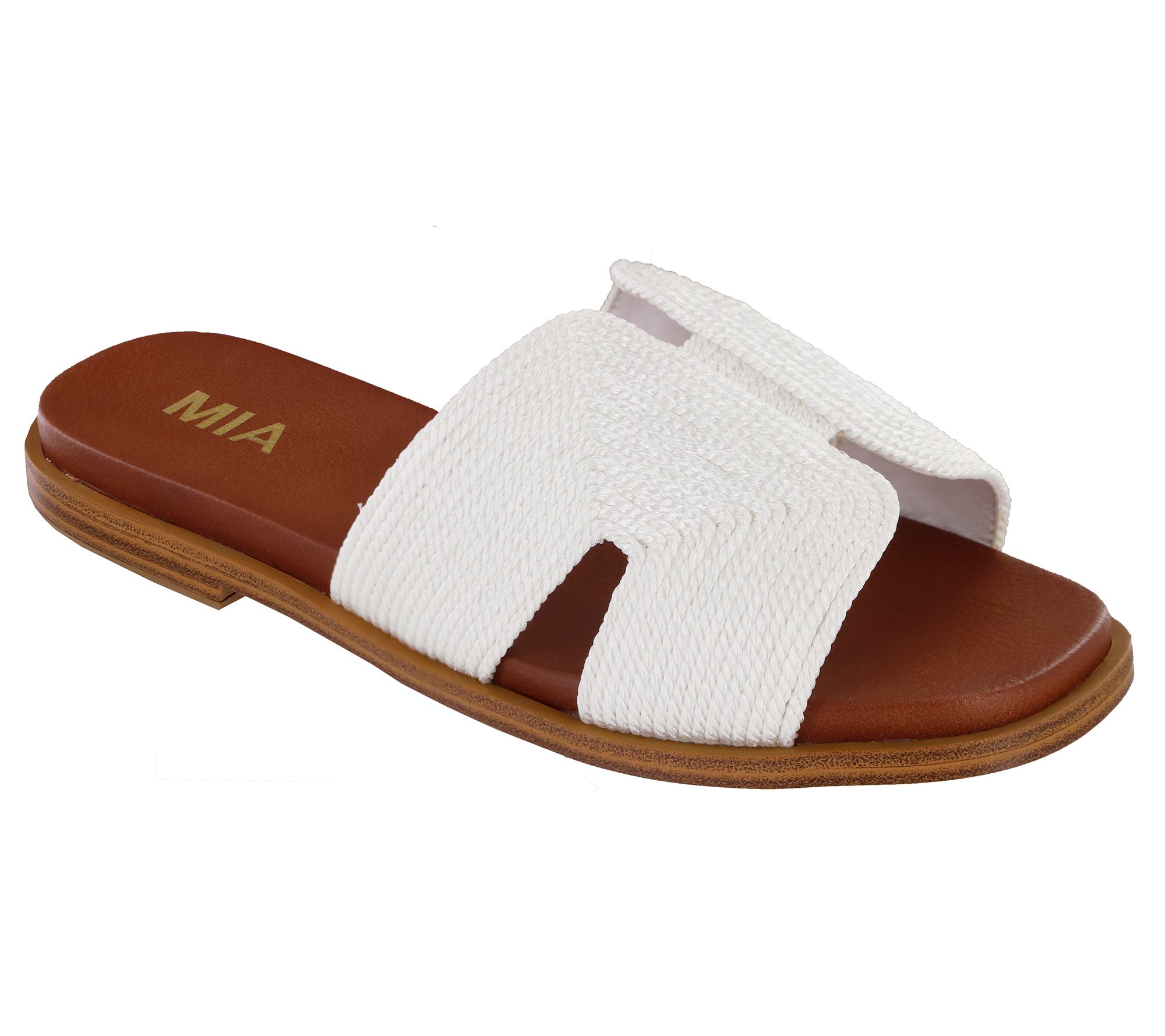 Mia slip store on sandals